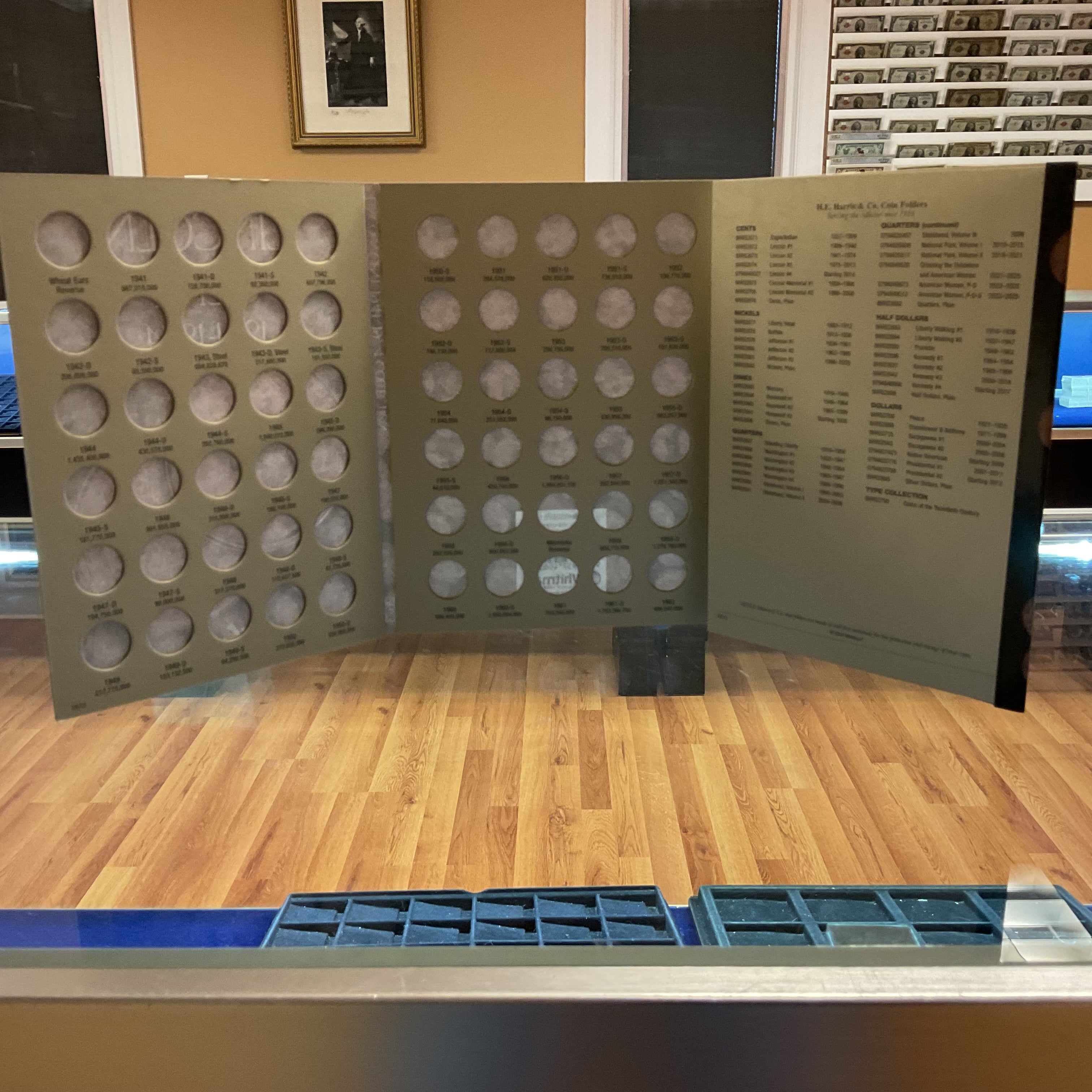 Lincoln Cents, Harris Coin Folder, Collections 1941-1974