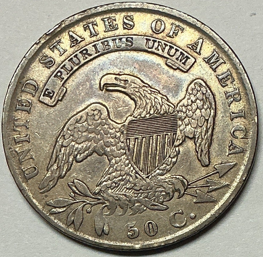 1835 Cap Bust Half Dollar, Extra Fine Circulated Coin. Store #HR1924