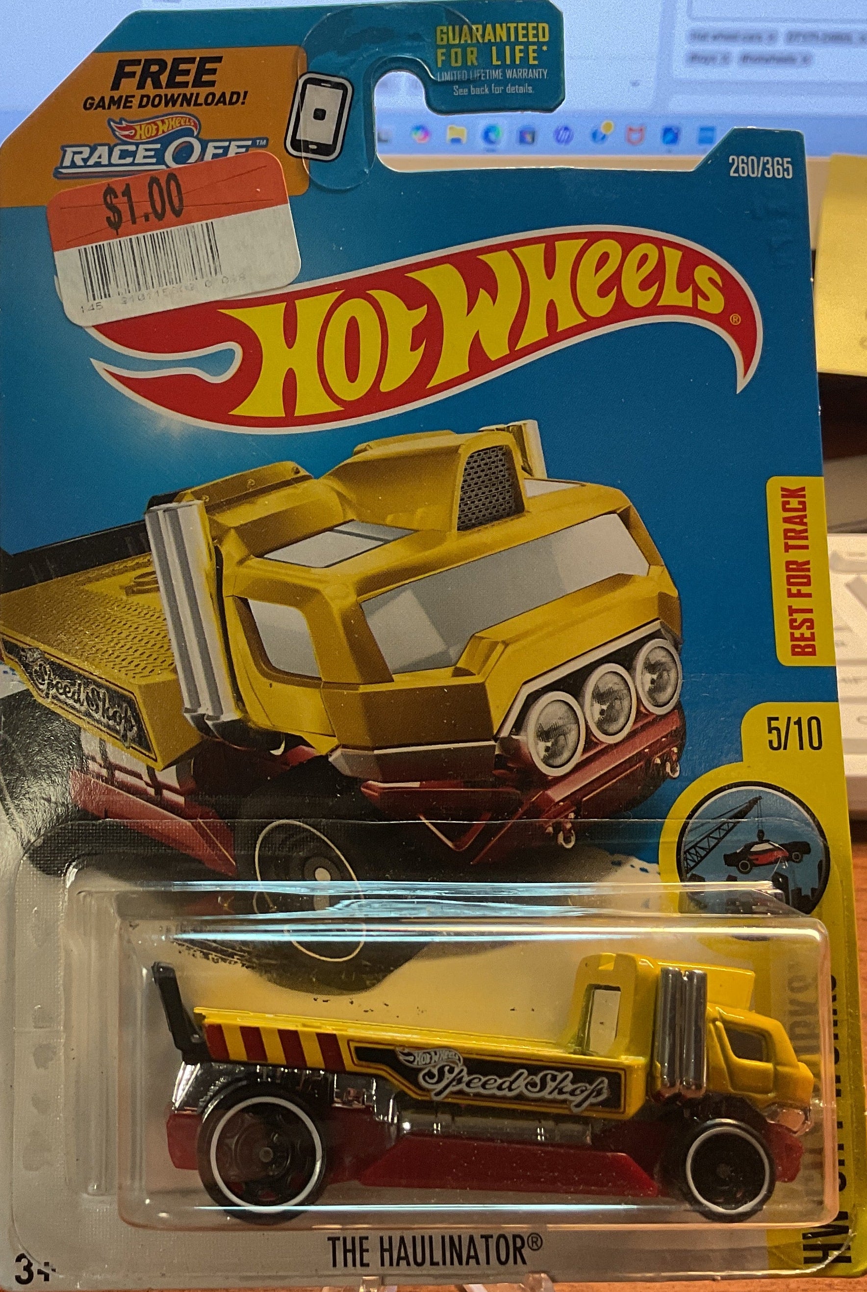 THE HAULINATOR, Hot Wheels toy car, DTY71-D9B0L, 'HW CITY WORKS', Store #TY010