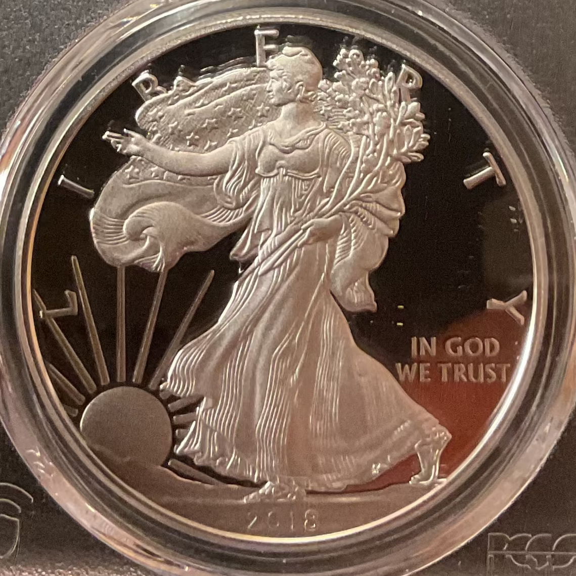2018-W (2021) American Silver Eagle, PCGS PR70DCAM, WP Mint Hoard, Store #AE0500
