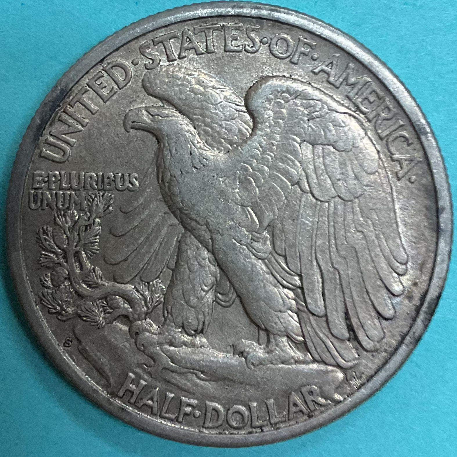 1917-S Walking Liberty Half Dollar, About Uncirculated Coin, Store #HR1904