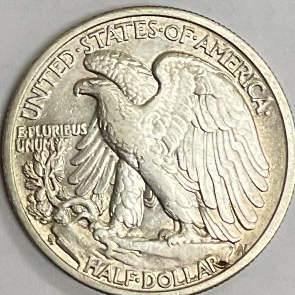 1934-S Walking Liberty Half Dollar, Extra Fine Circulated Coin, Store #HR1930