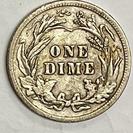 1904 Barber Silver Dime, Very Fine Circulated Coin., Store #DE0944