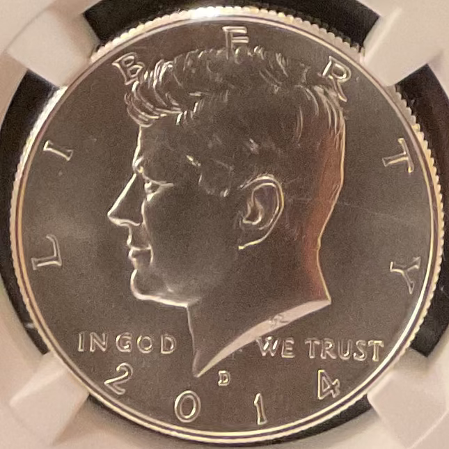 2014-D Kennedy Silver Half Dollar., 50th Anniversary, NGC SP69., Store #HR1946