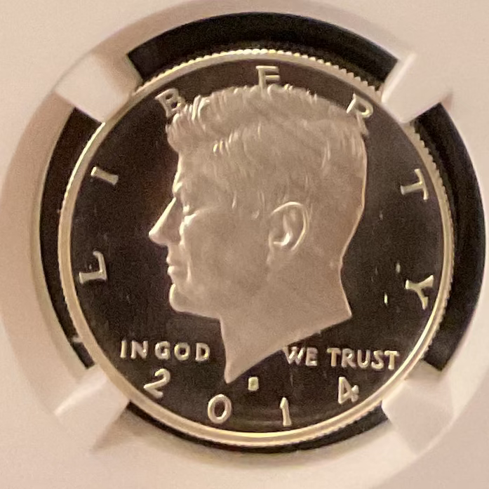 2014-S Kennedy Silver Half Dollar, 50th Anniversary, NGC SP-69., Store #HR1949