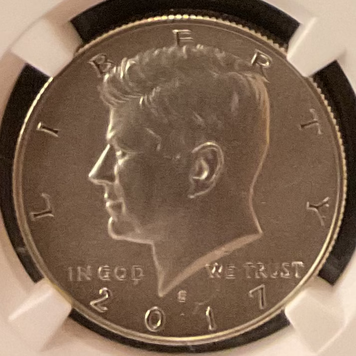 2017-S Kennedy Half Dollar, NGC SP-70, Enhanced Finish, Store #HR1998