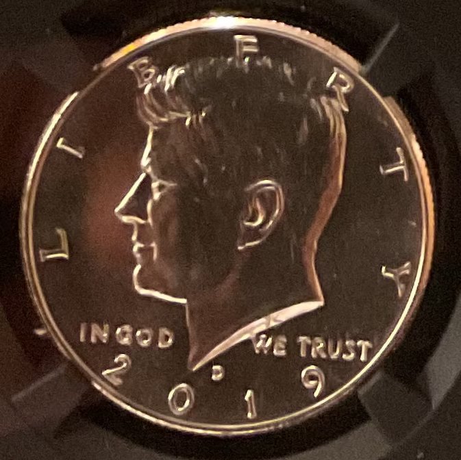 2019-D Kennedy Half Dollar, NGC MS-67 PL, Early Releases, Store #HR2002