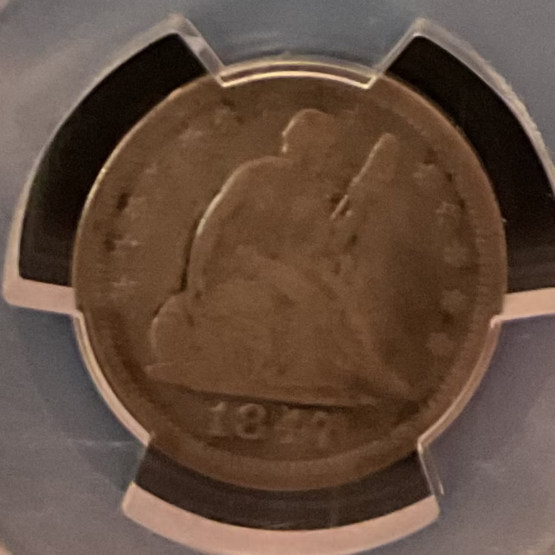 1847-O Seated Liberty Quarter, PCGS Cleaned VF Detail, Sale #GQR083