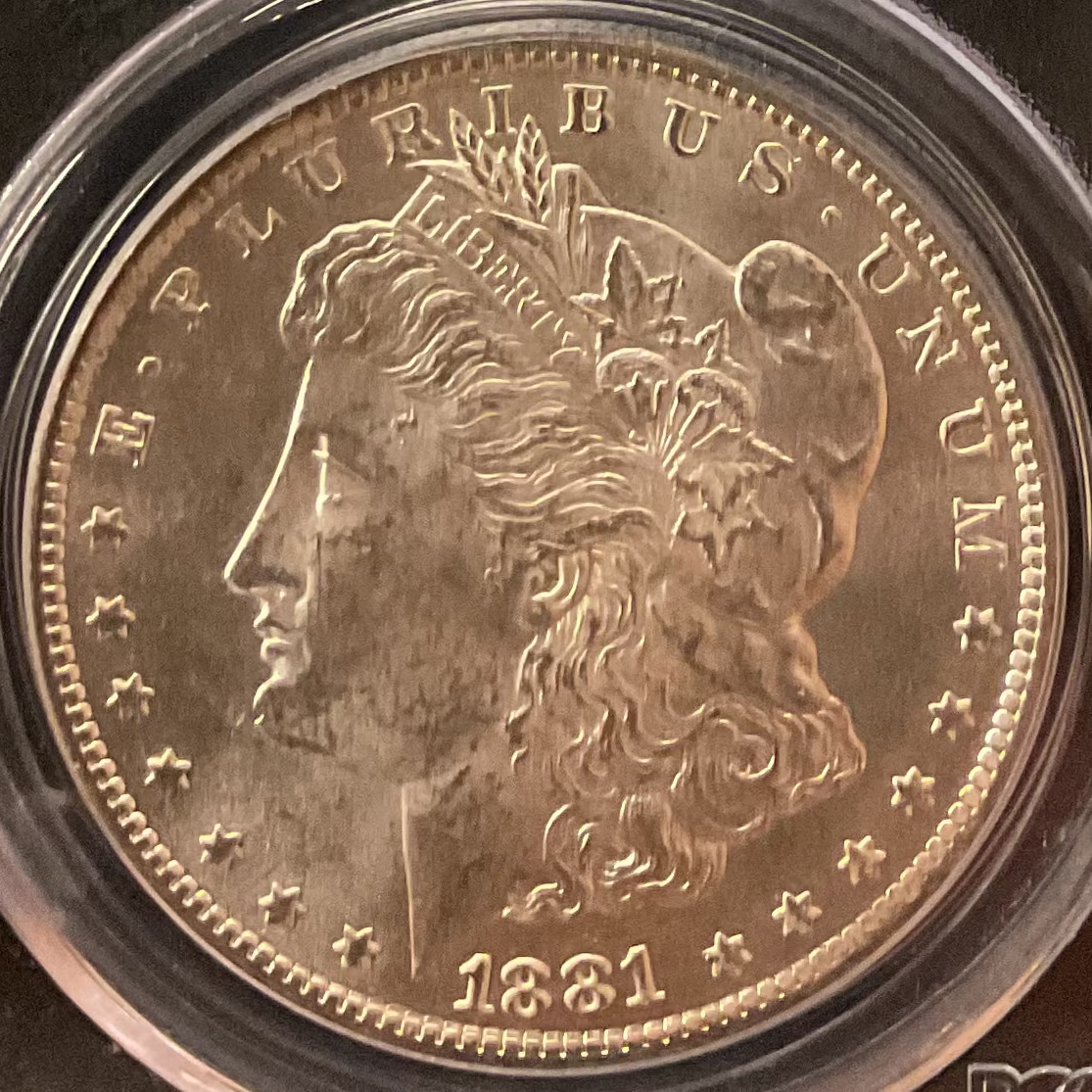 1881-CC Morgan Silver Dollar, PCGS MS-63, Store #DR0599