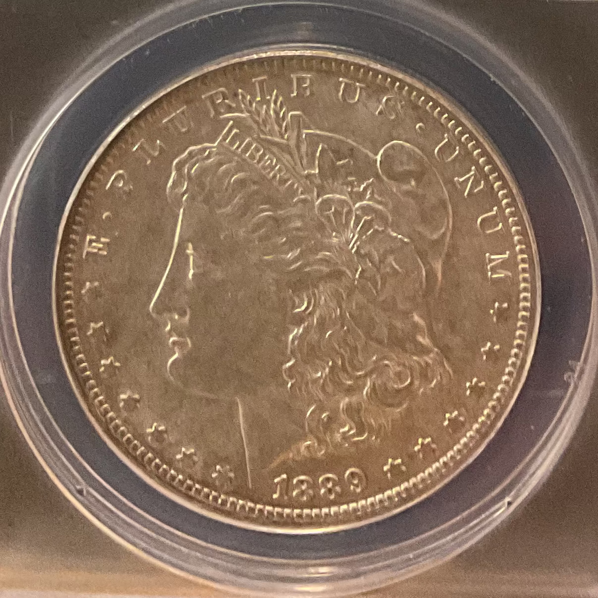 1889-O Morgan Silver Dollar., ANACS AU55., Uncirculated Coin Store Sale #DR0593.