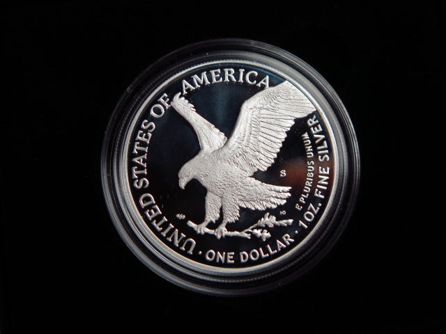 2022-S Proof American Silver Eagle, in Original Government Packaging. Store