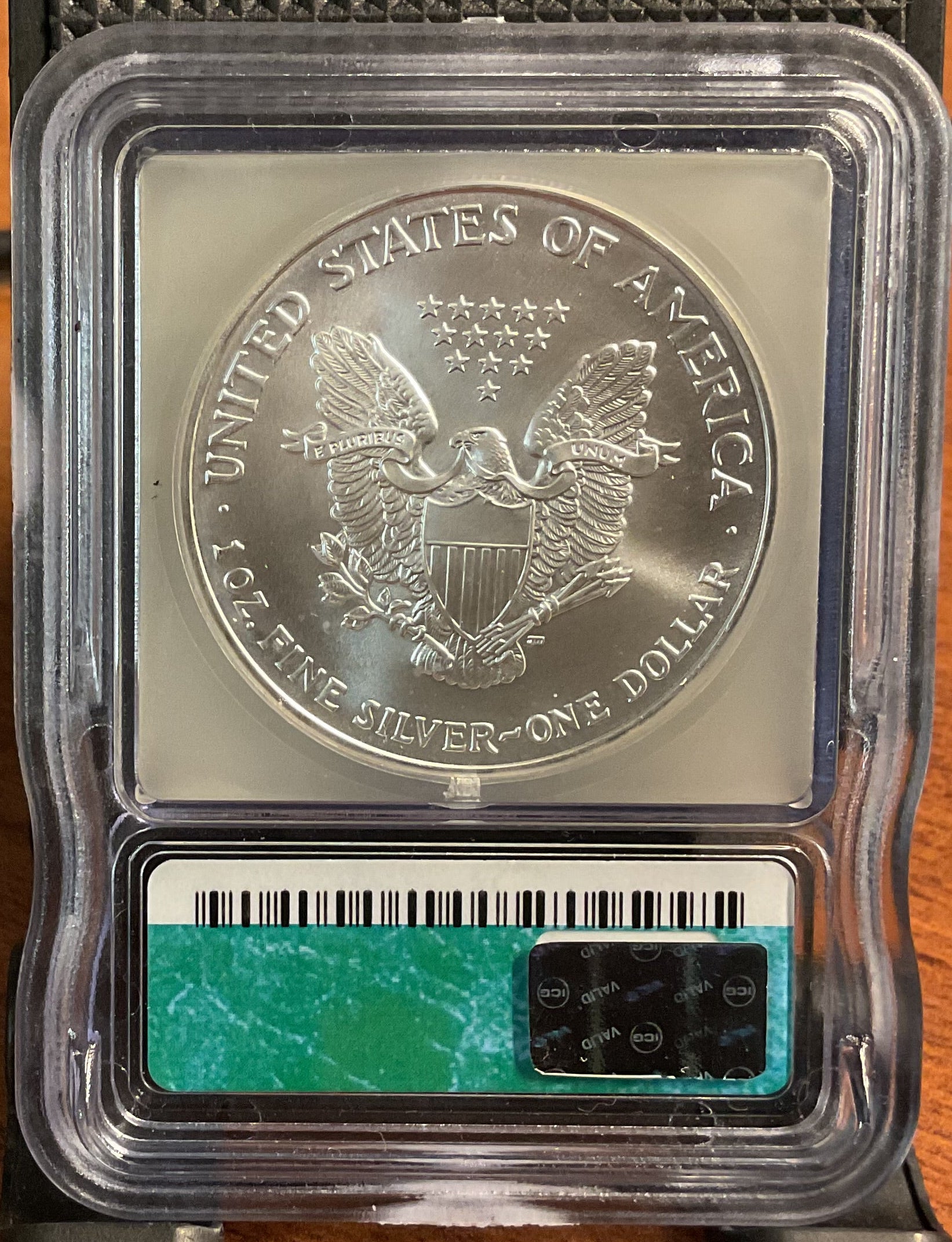 2007 American Eagle, IGC MS-70, .999 Silver, 1 Troy Ounce, Store #AE0254