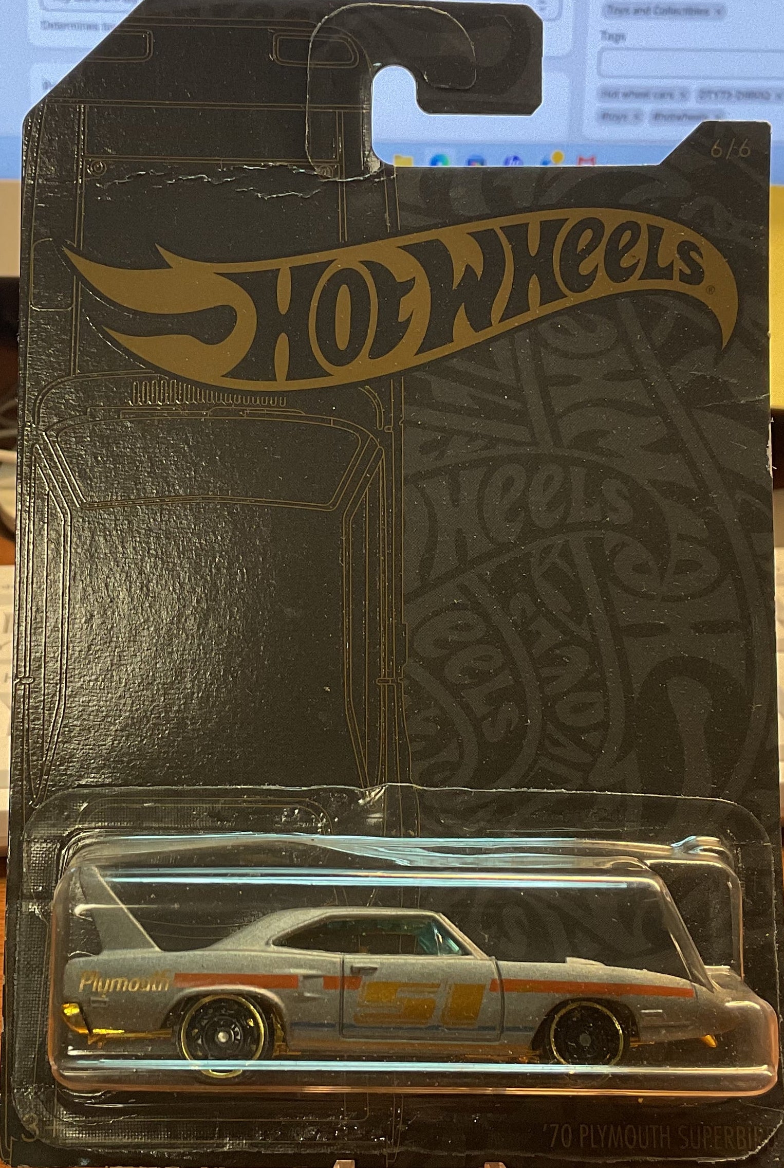 '70 PLYMOUTH SUPERBIRD, Hot Wheels Toy Car, GHP00-K910 1L, Store #TY021