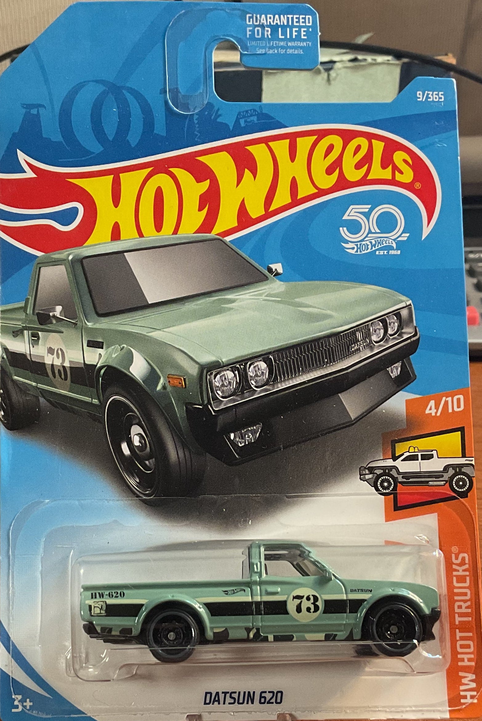 DATSON 620, HW HOT TRUCKS, Wheels Toy Car, FJW57-D9C0A G1, Store #TY039