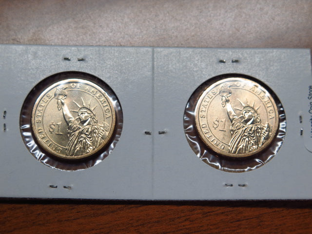 2007-P and D Jefferson $1 Coin Set. Store #12504