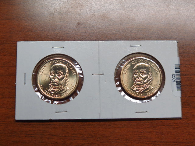 2008-P and D Quincy Adams $1 Coin Set. Store