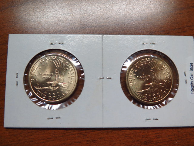 2007-P and D Sacagawea $1 Coin Set. Store