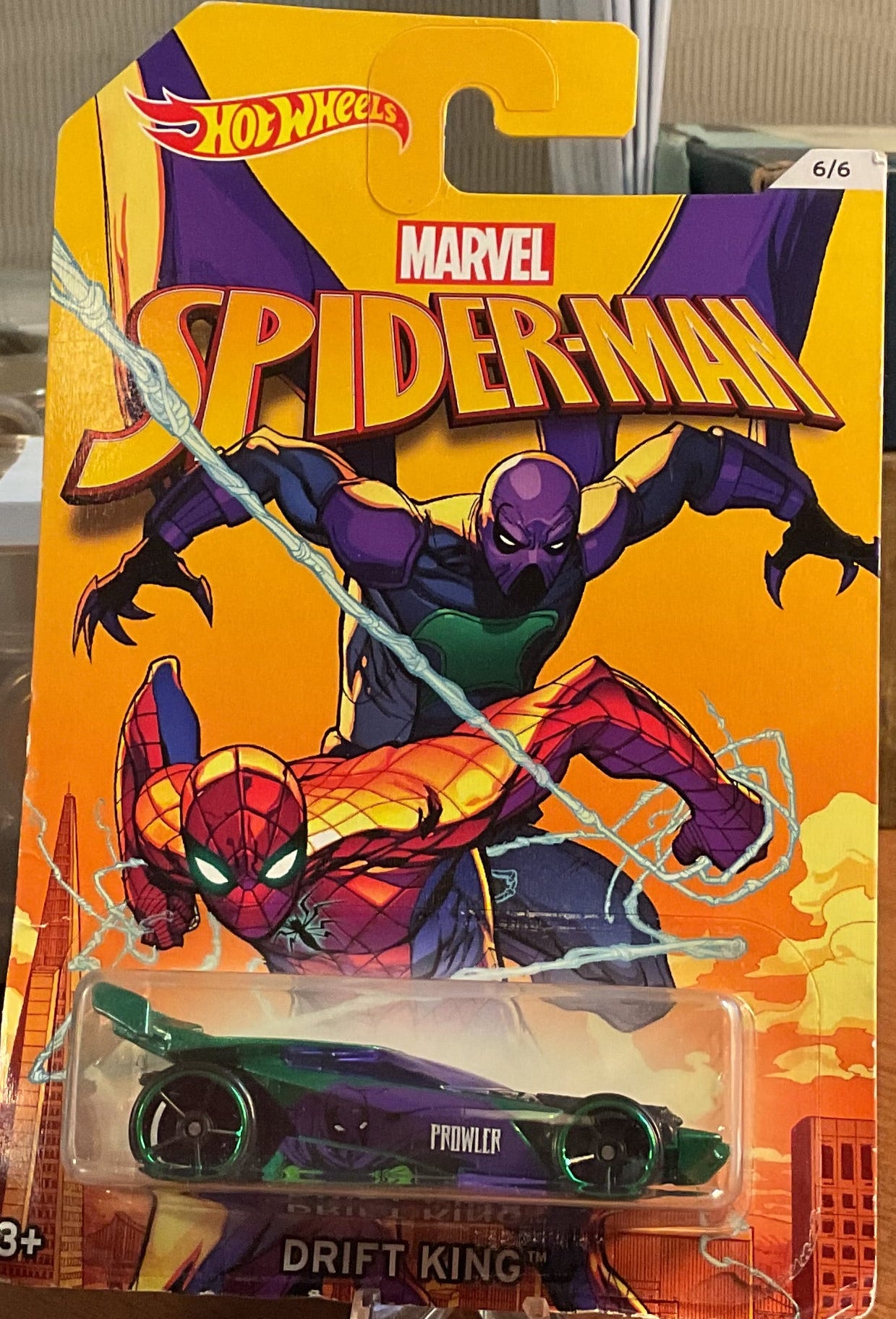 DRIFT KING, SPIDERMAN, Hot Wheels Toy Car, DWD20-0910, Store #TY073