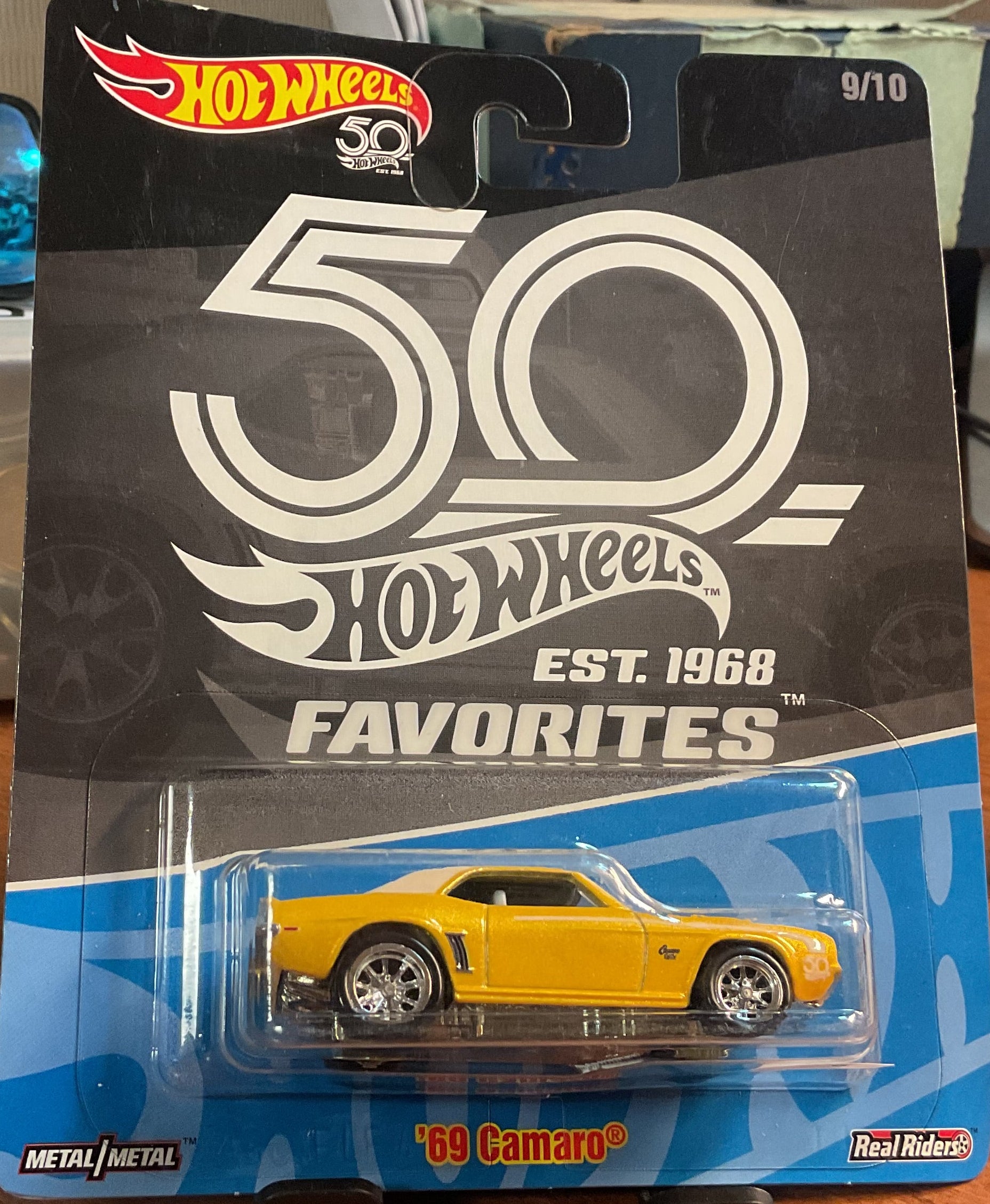 '69 CAMERO, 50TH ANNIVERSERY, Hot Wheels Toy Car, Store #TY091