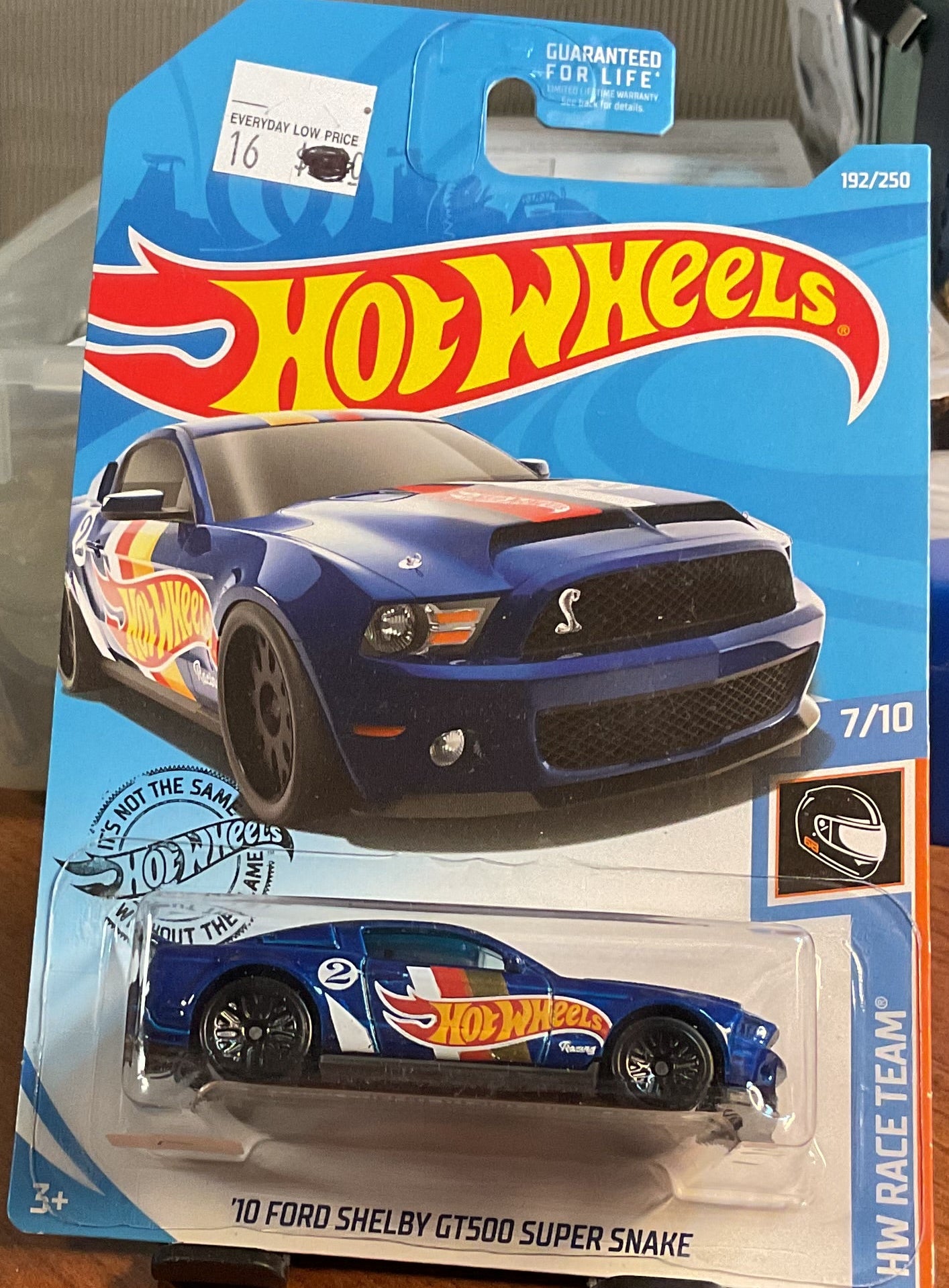 '10 FORD SHELBY, HW RACE TEAM, Hot Wheels Toy Car, FYC74-D9C1K, Store #TY107