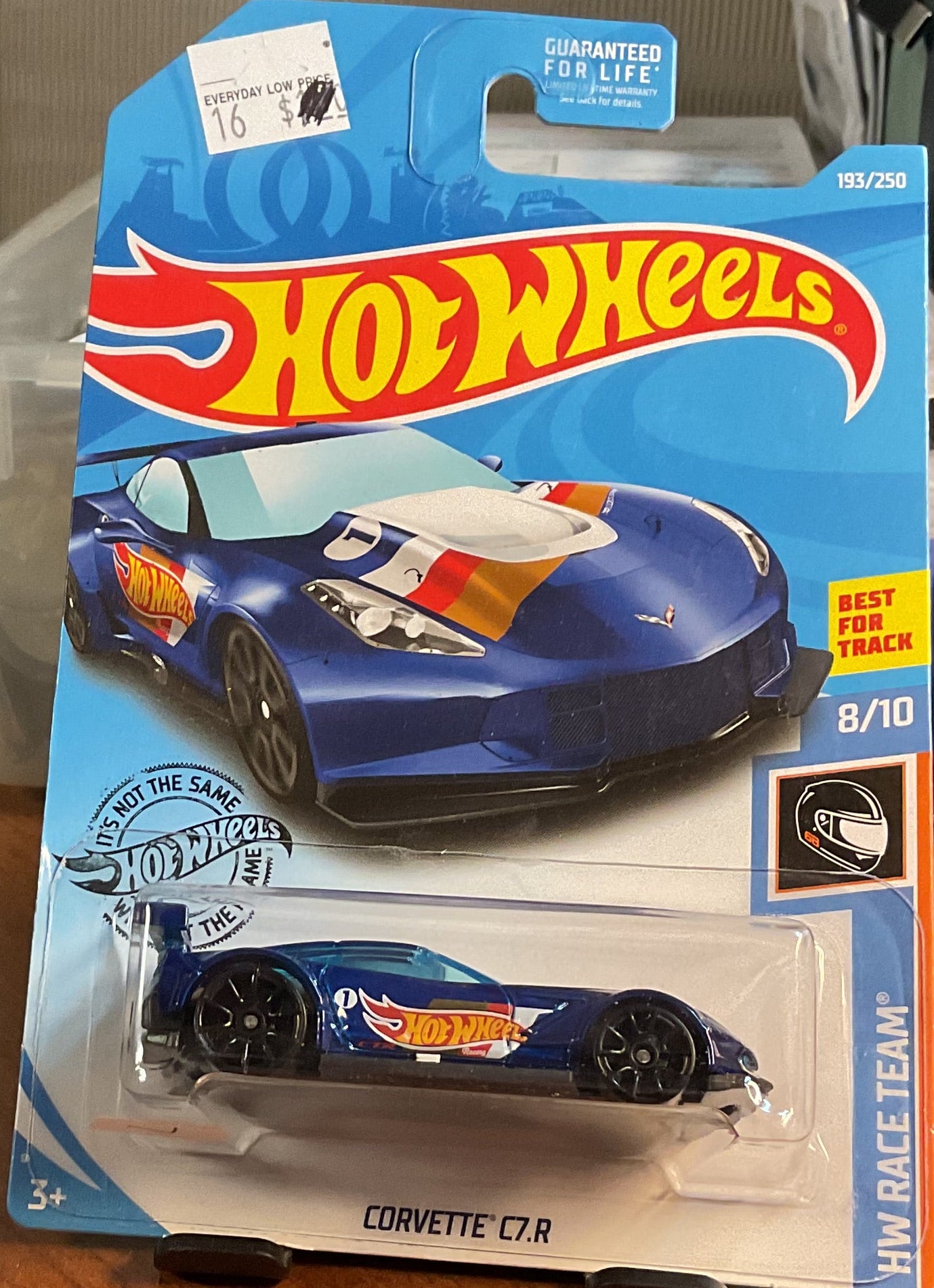 CORVETTE C7.R, HW RACE TEAM, Hot Wheels Toy Car, FYC75-D9C1K, Store #TY110