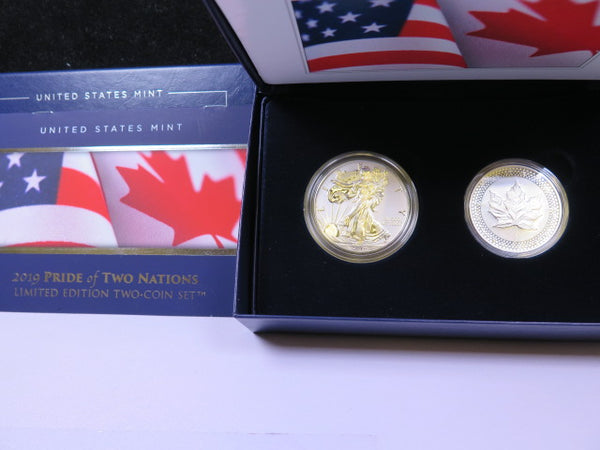 2019 Pride of Two Nations, Limited Edition Two-Coin Set, Store #13833