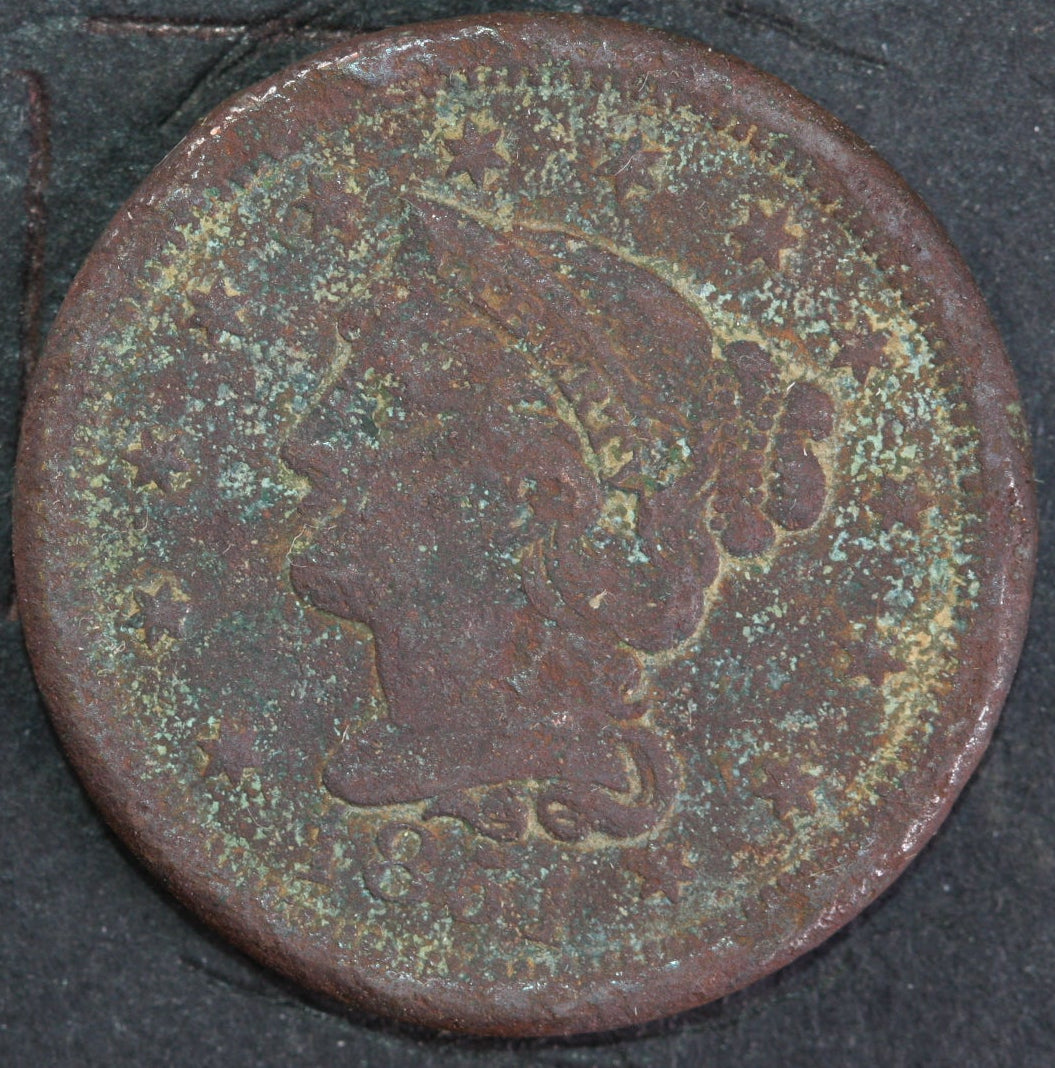1851 Large Cent, Affordable Circulated Coin, Store Sale #CT1404