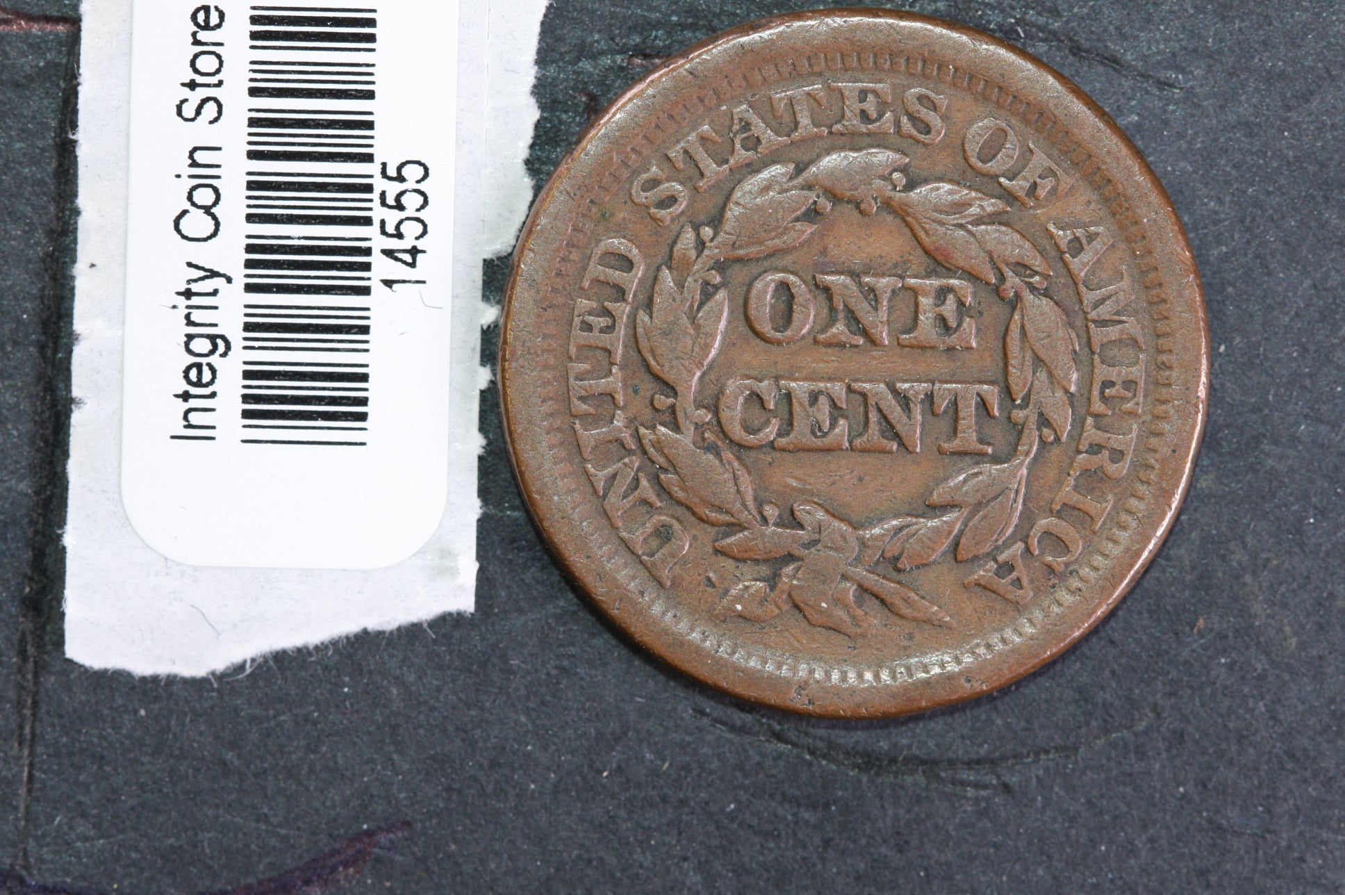 1853 Large Cent, Affordable Circulated Coin, Store Sale #14555