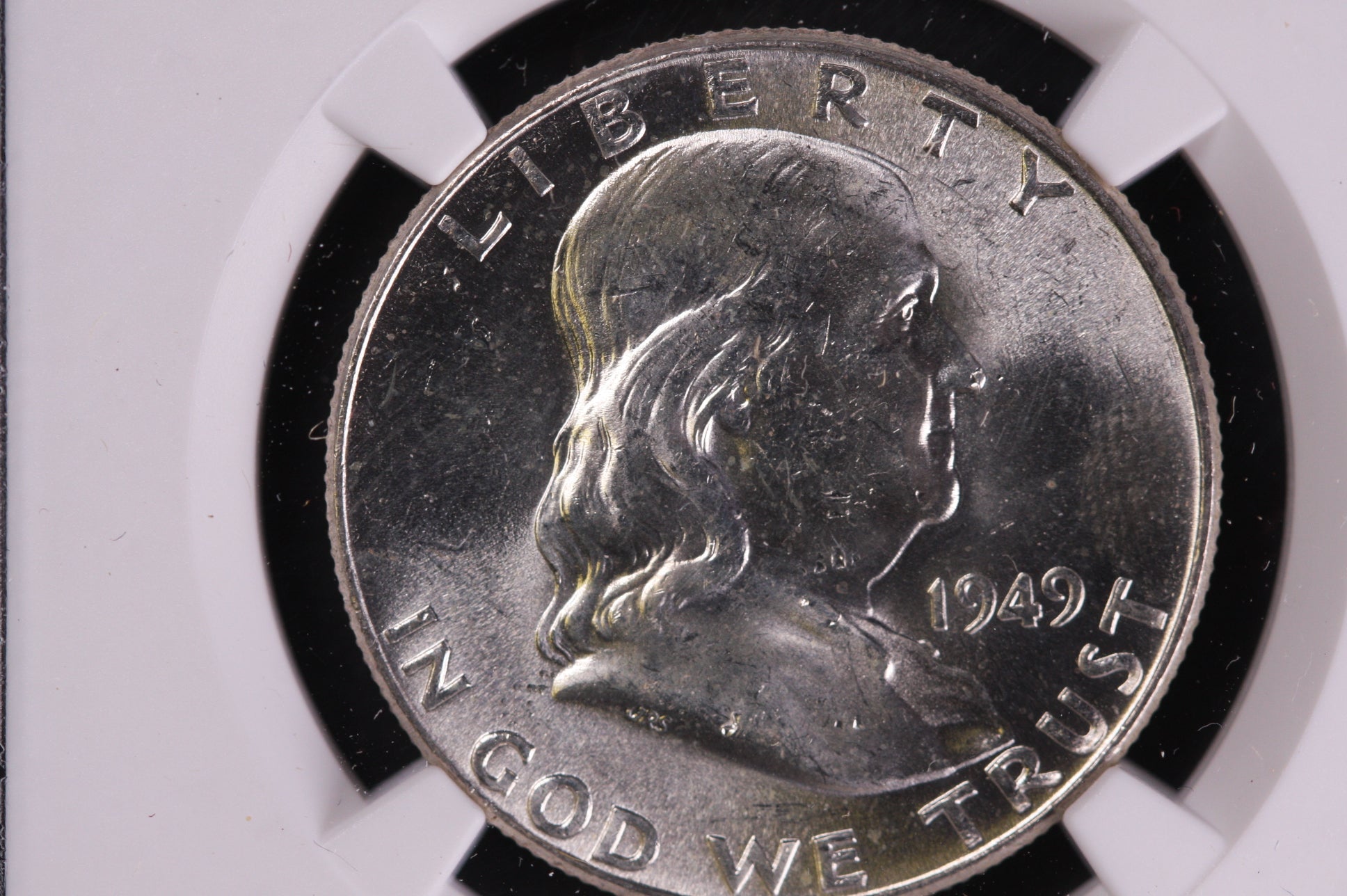 1949 Franklin Silver Half Dollar, NGC MS63 Uncirculated Coin, Store #GHR170