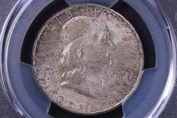 1949-D Franklin Silver Half Dollar, Affordable Graded PCGS MS65, FBL, Coin, Store #230721004