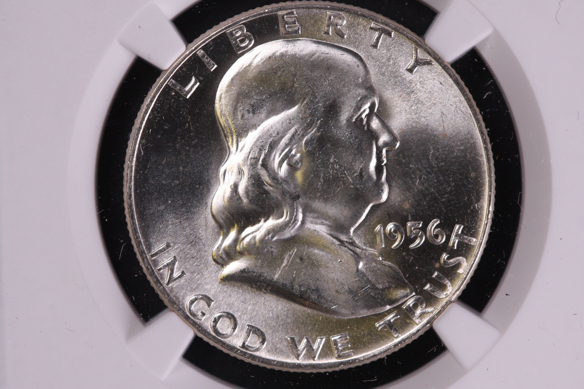 1956 Franklin Half Dollar, NGC Graded MS63 Coin, Store #GHR175