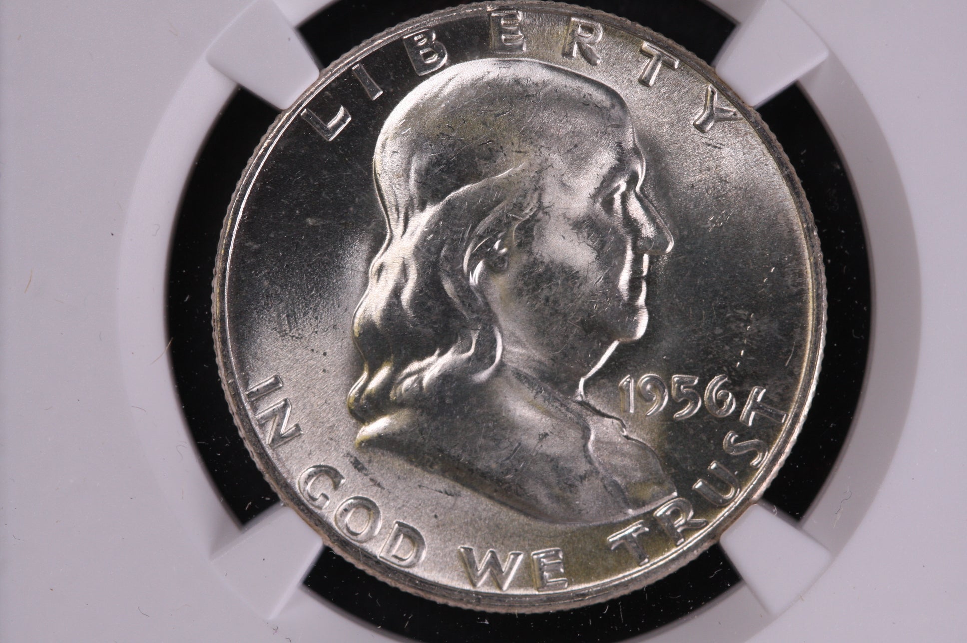 1956 Franklin Half Dollar, NGC Graded MS64 Coin, Store #GHR176