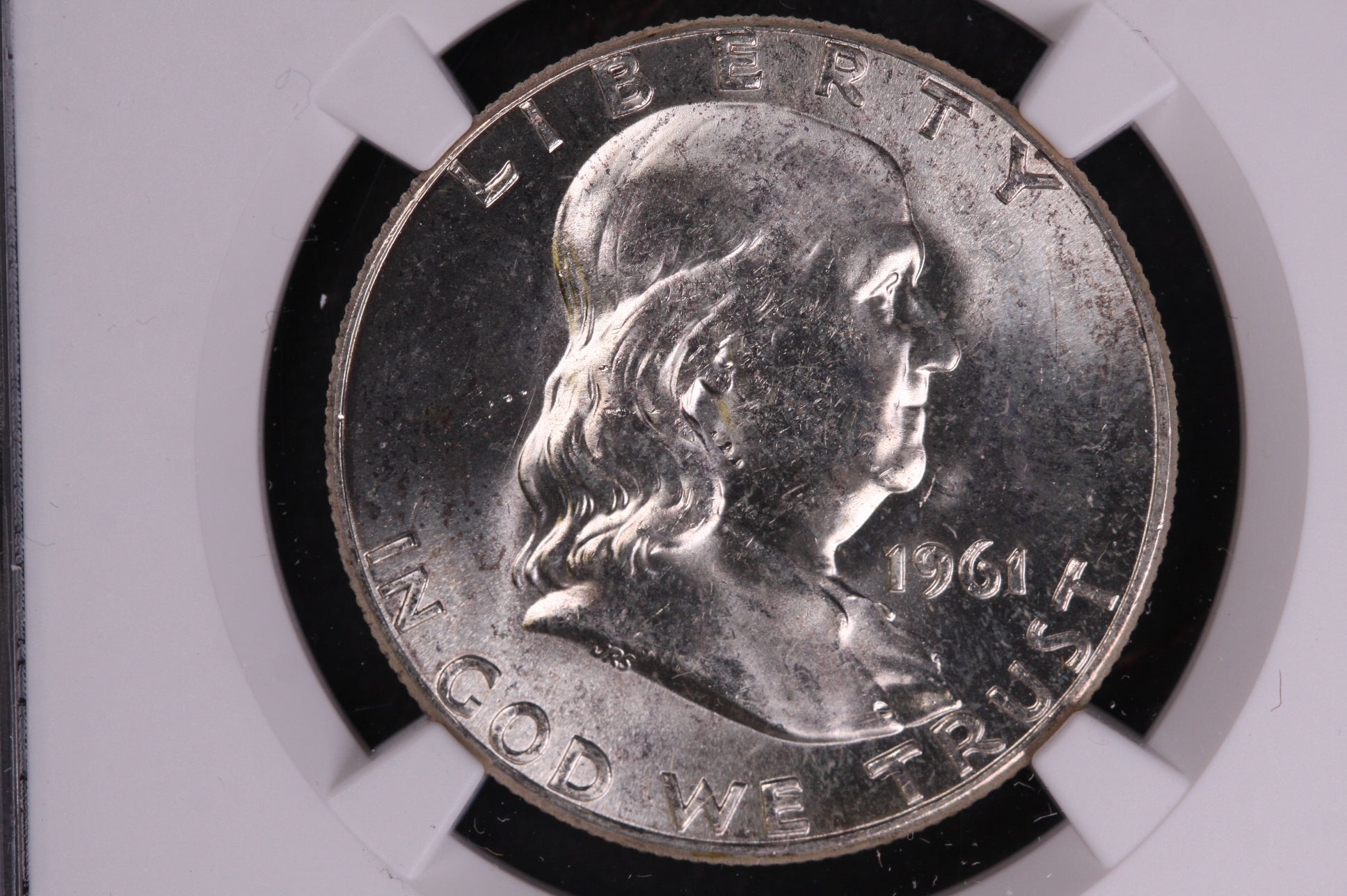 1961 Franklin Silver Half Dollar, NGC Graded MS 63 Coin, Store #GHR181