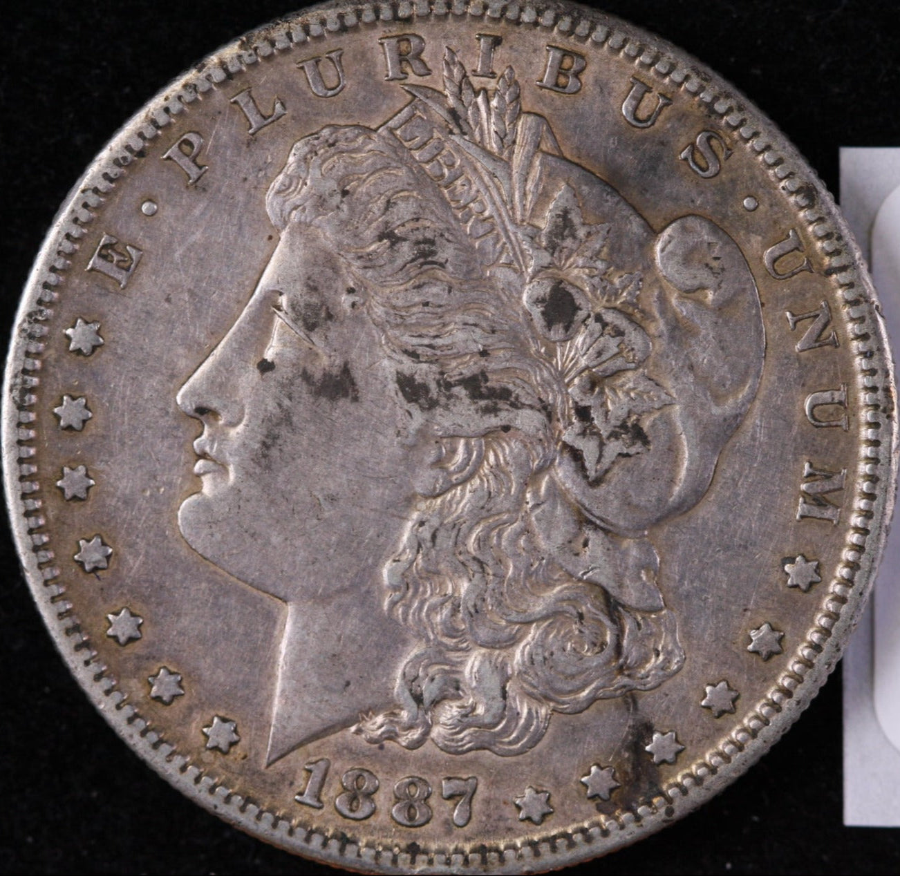 1887-S Morgan Dollar, Extra Fine Circulated Coin, Store #DR0309