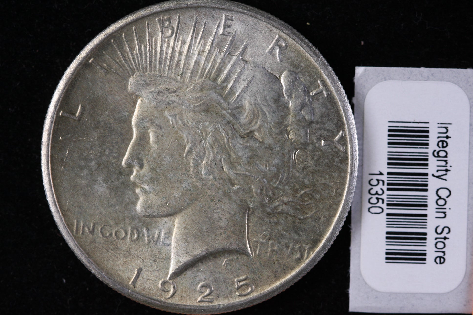 1925 Peace Silver Dollar, Affordable Collectible Coin, Store #DR0774