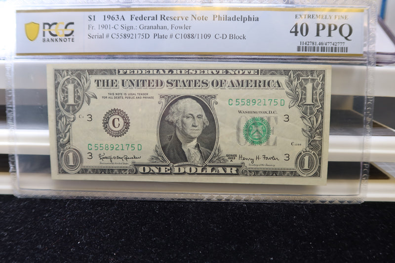1963 A, Federal Reserve Note, Error Note, Store