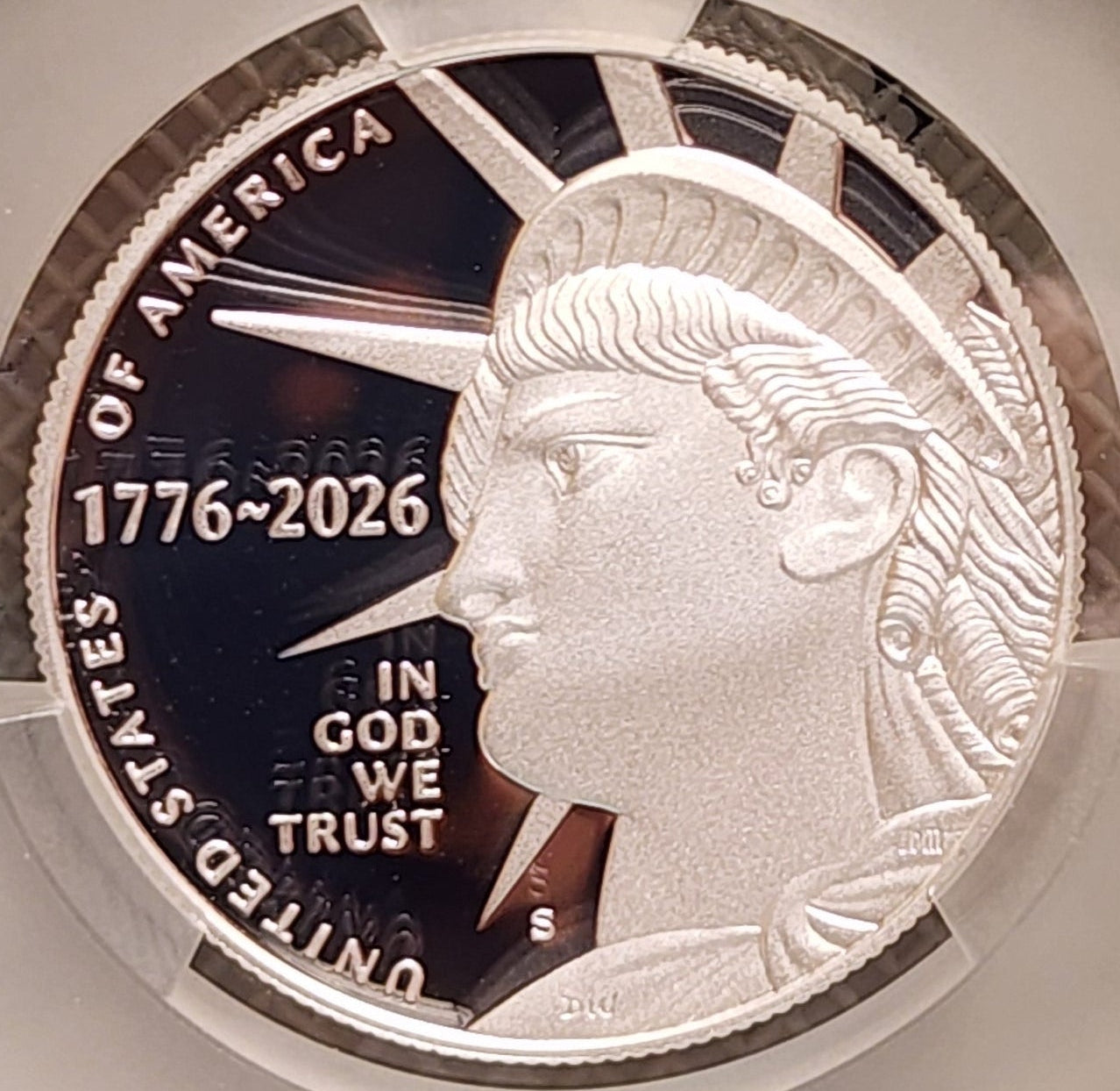 2026-S Enduring Liberty Silver Proof Half Dollar, CAC PR70, Store #HR2037.