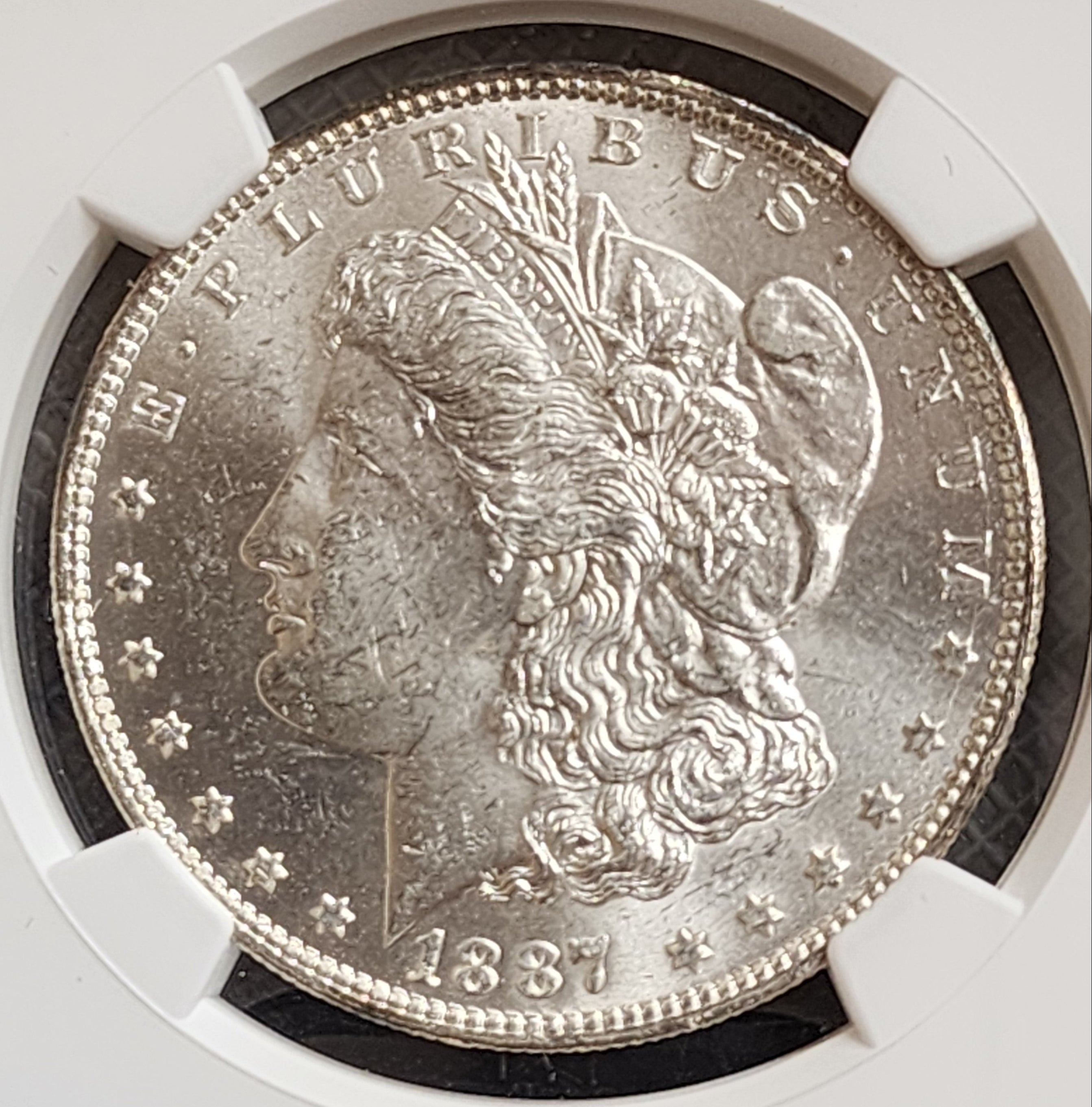 1887-O Morgan Silver Dollar. PCGS MS64, Uncirculated Coin, Store #DR0571.