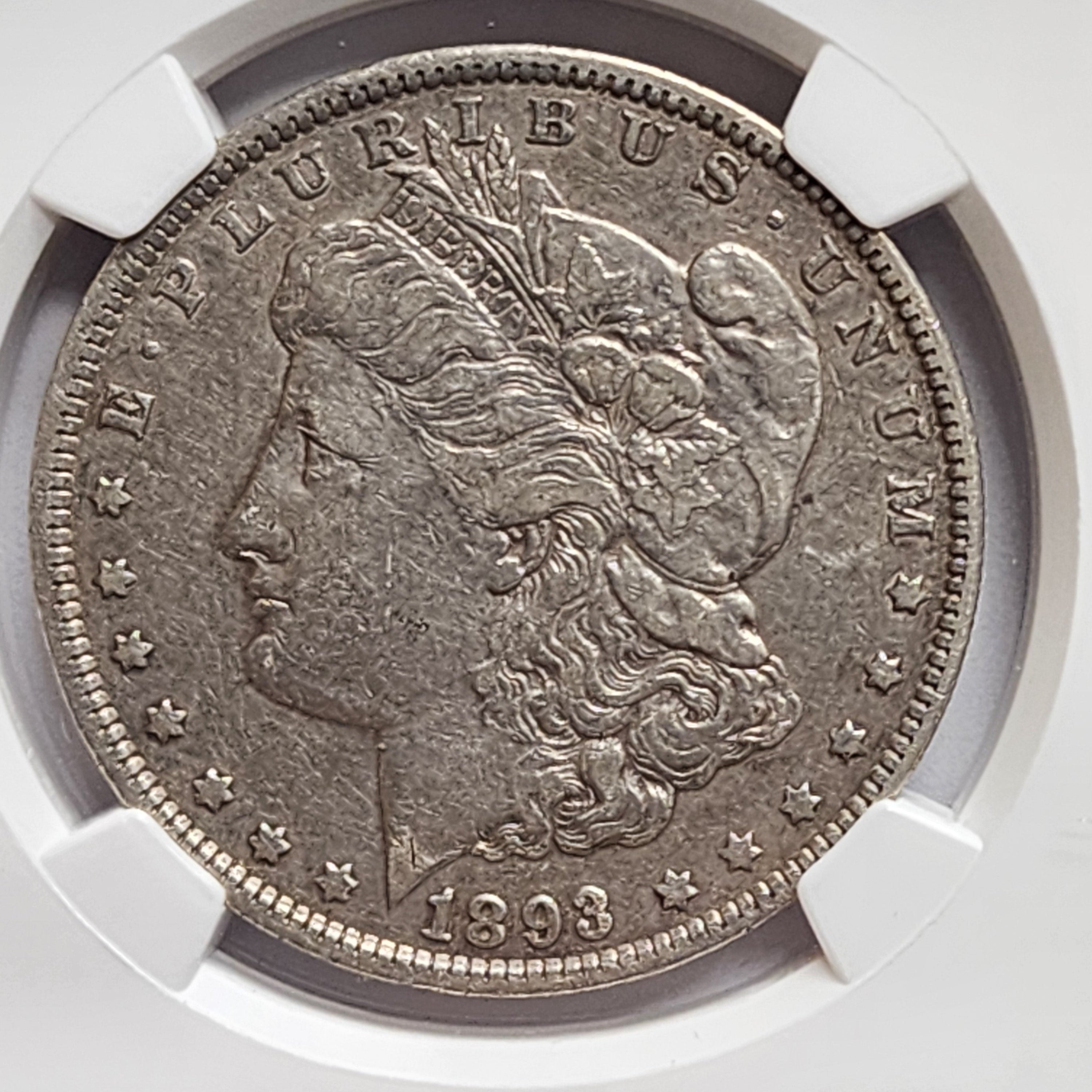 1893 Morgan Silver Dollar, Pleasant Eye Appeal, NGC XF-40, Store SALE #GDR0289