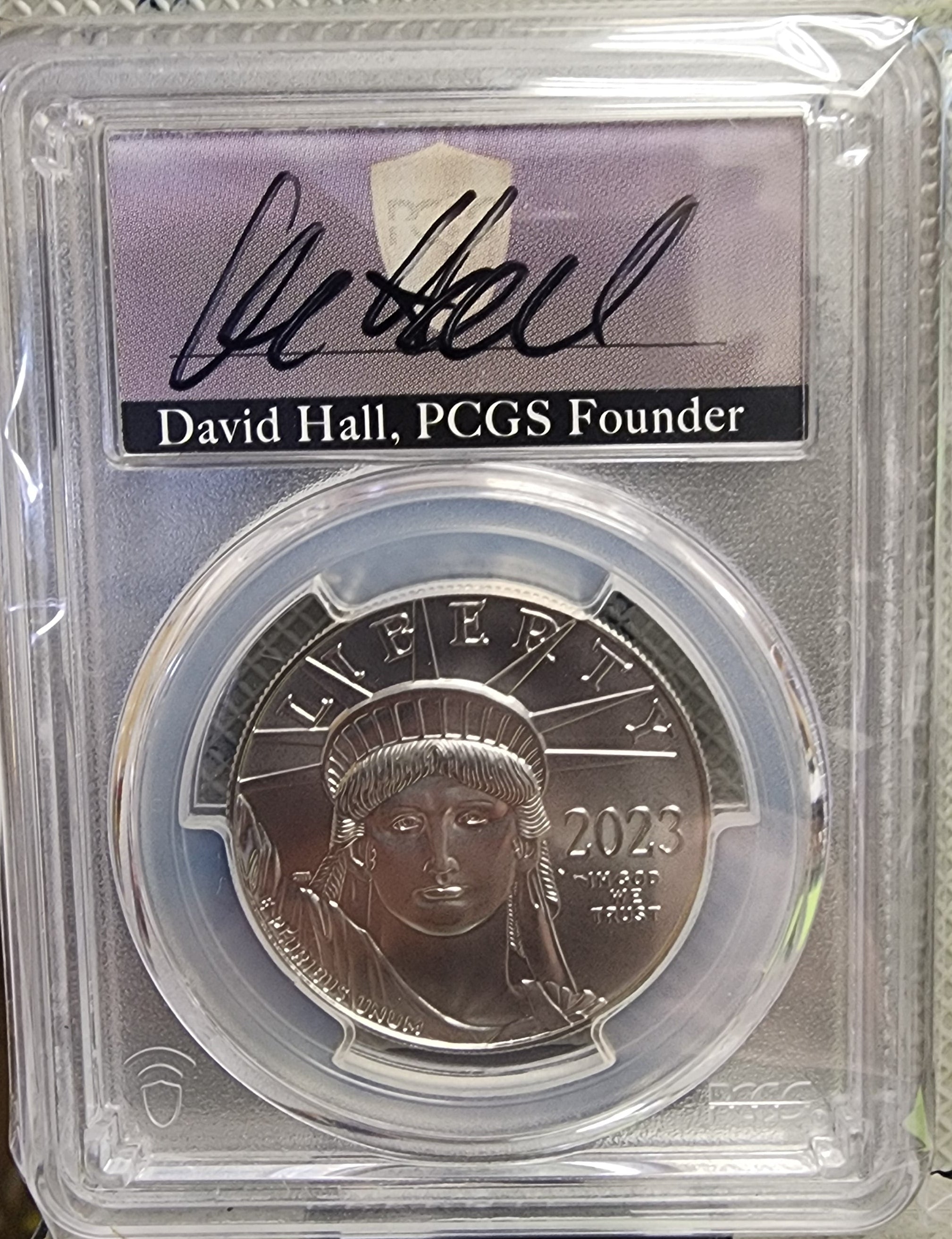 2023 $100 Platinum American Eagle, .9995 pure, 1 OZT, PCGS MS70, Store #PM001