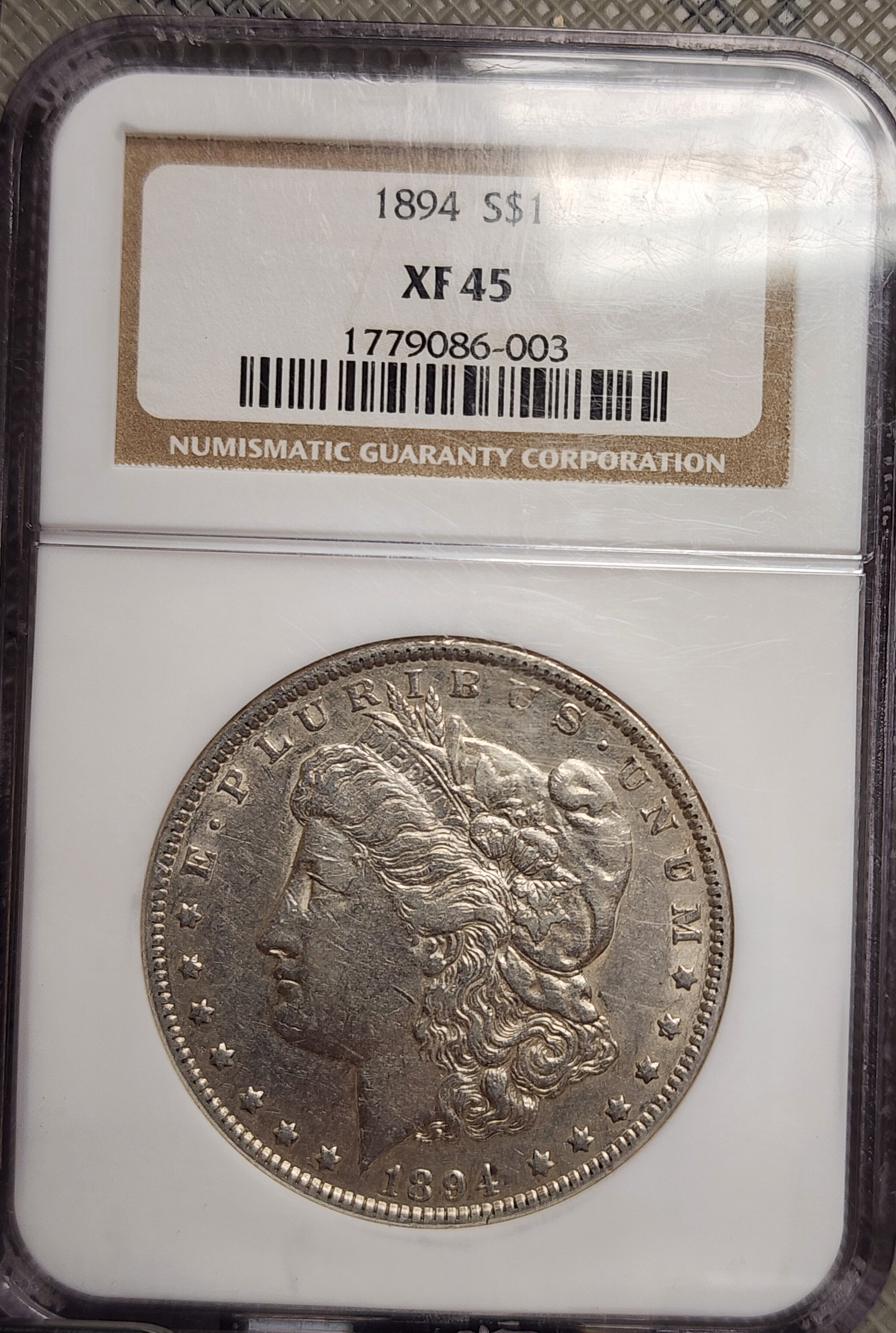 1894 Morgan Silver Dollar., PCGS XF-45., Semi-KEY., Store SALE #GDR0218.