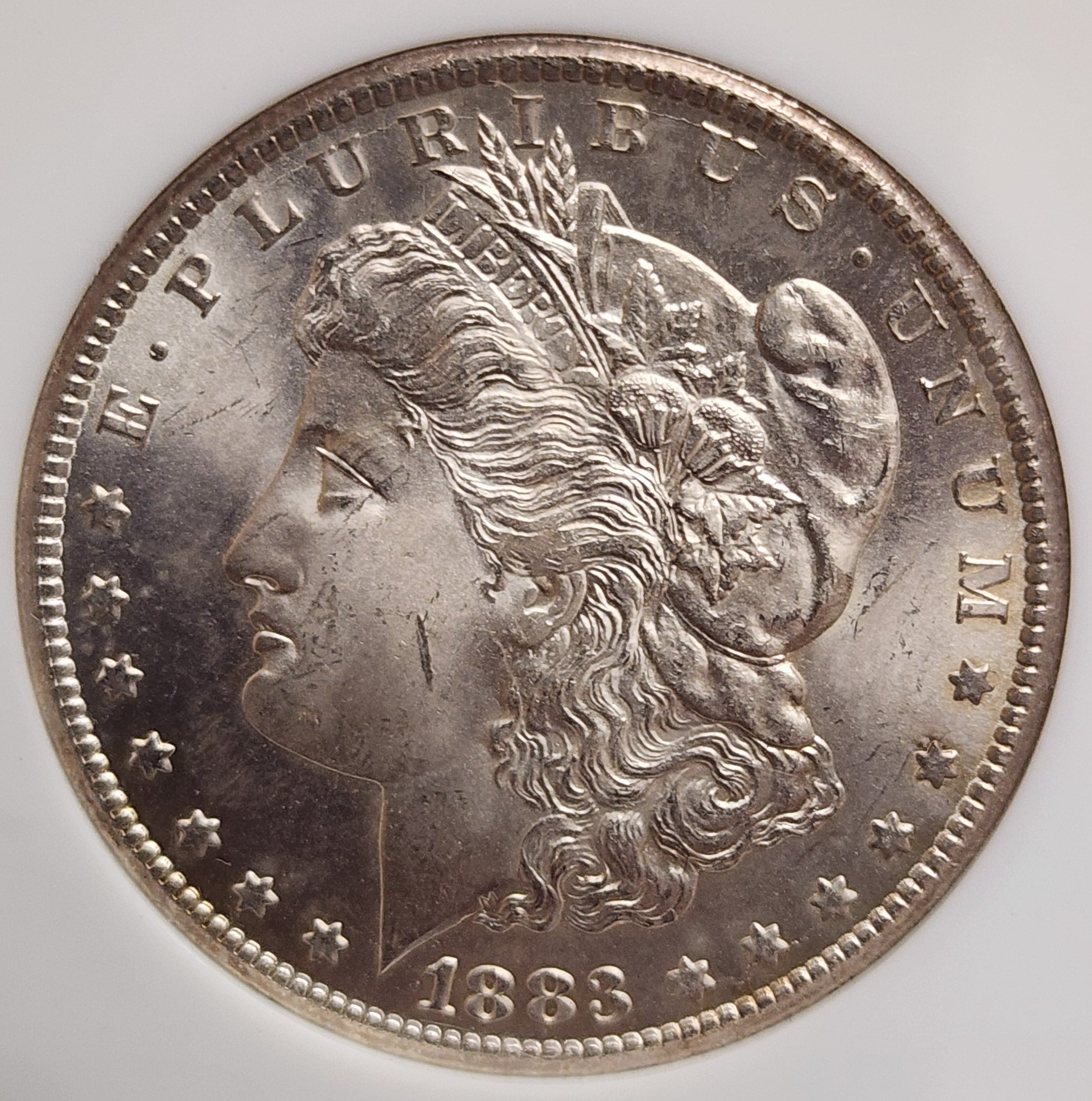 1883-CC Morgan Silver Dollar., NGC MS-64, Uncirculated, Store Sale #DR025.