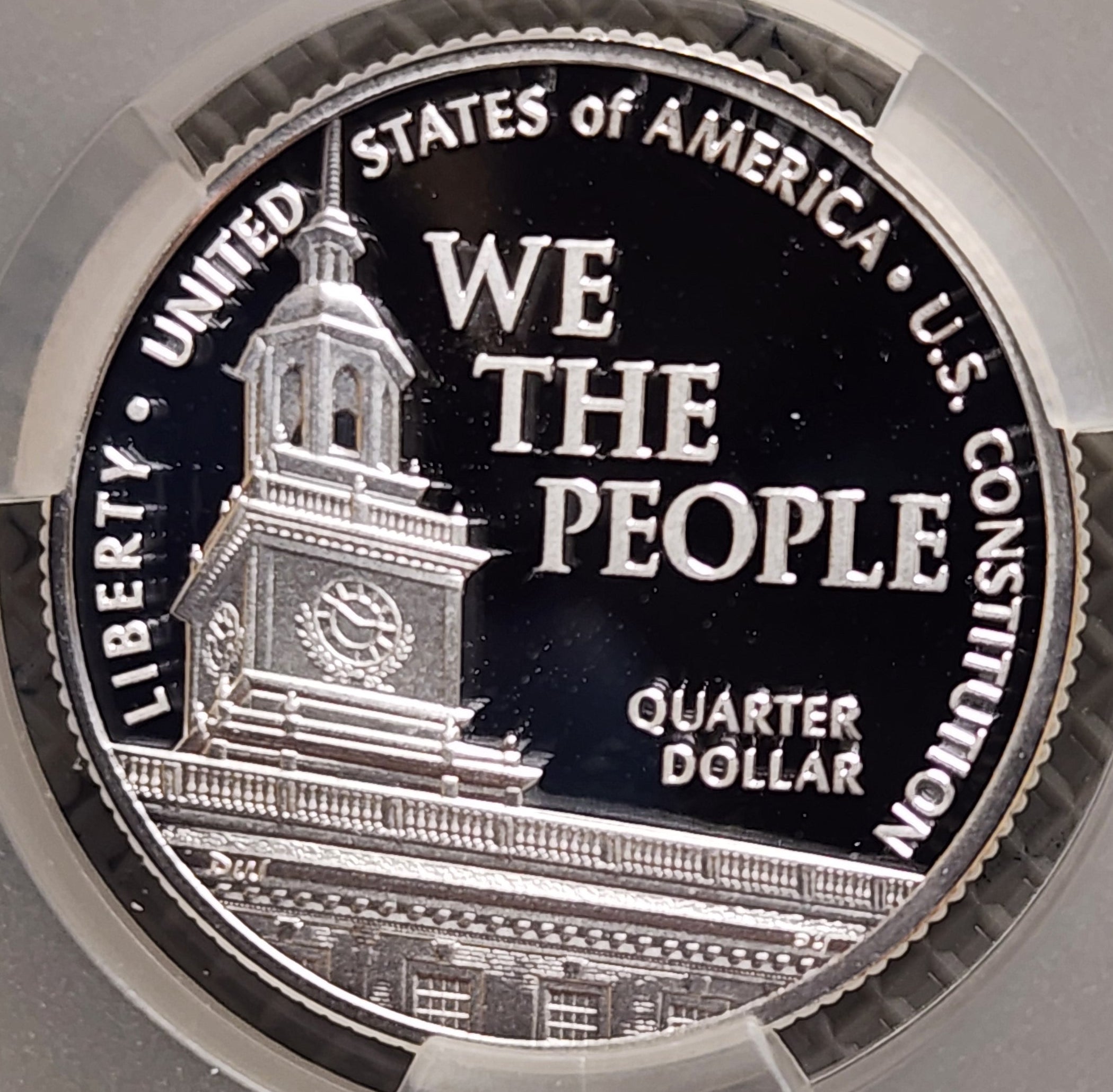 1776-2026-S Silver, U.S. Constitution Quarter, CAC PR-70, Store#QR1944.