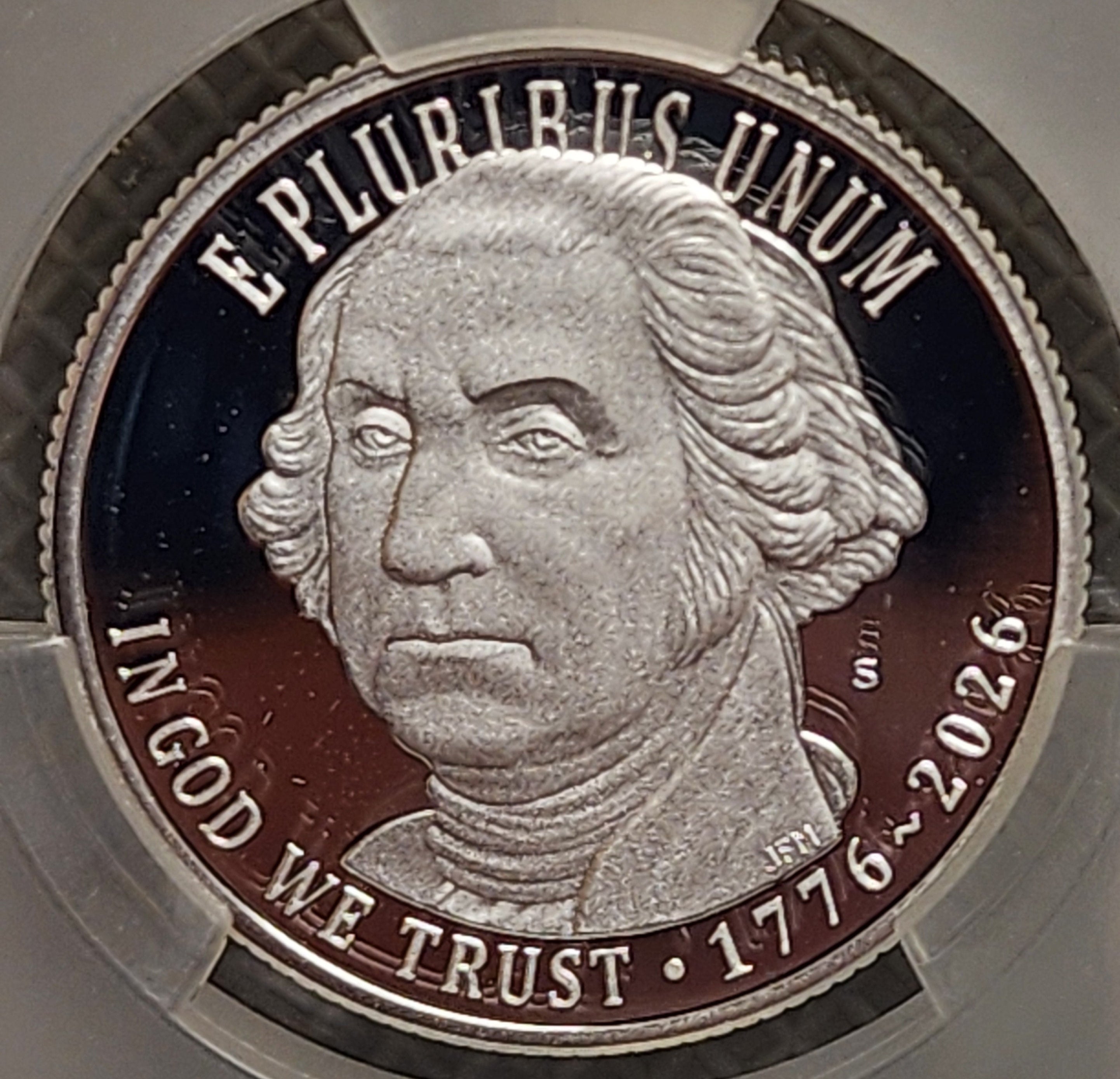 1776-2026-S Silver, Revolutionary War Quarter, CAC PR-70, Store #QR1948.