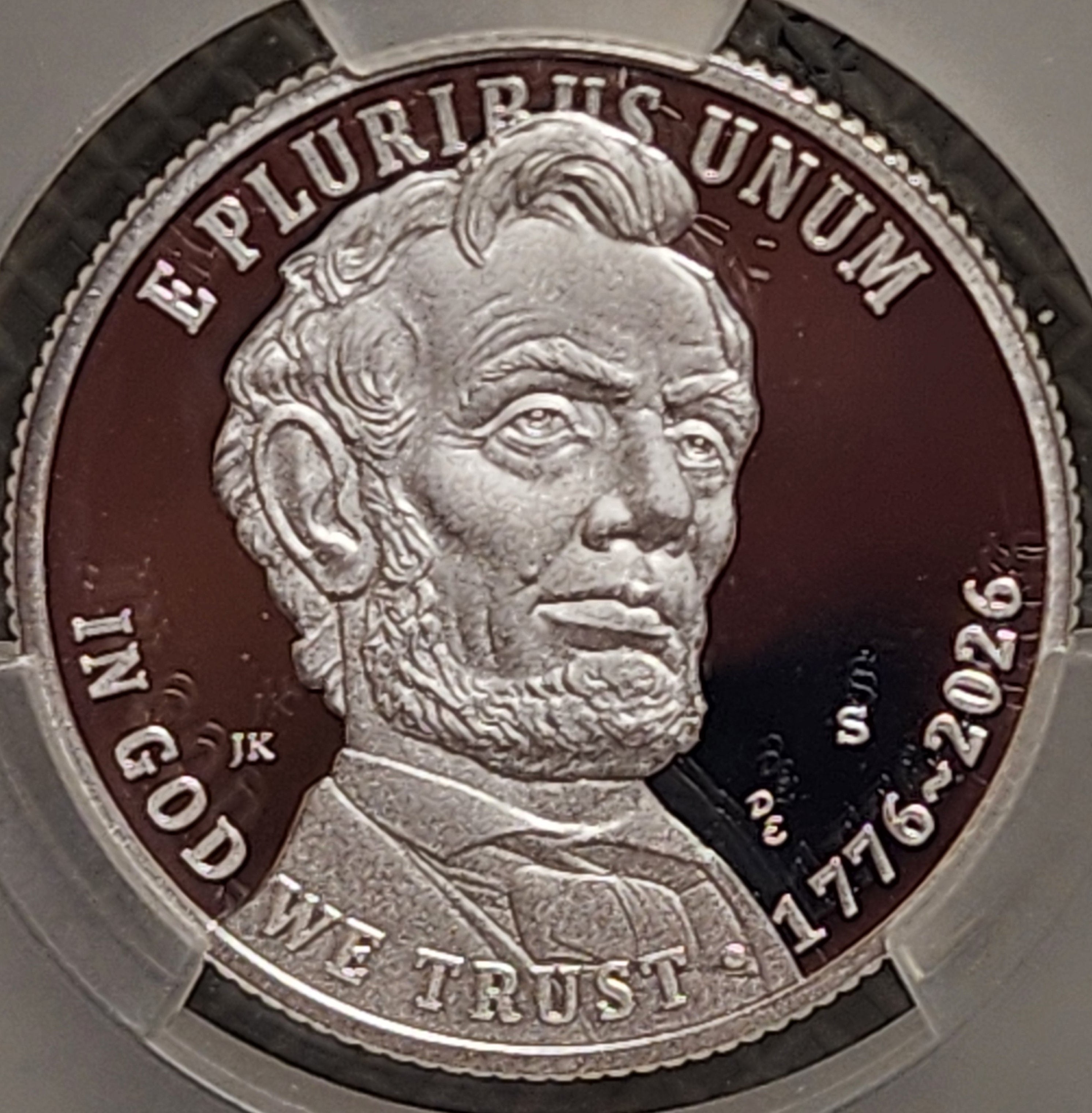 1776-2026-S Silver, Gettysburg Address Quarter, CAC PR-69, Store #QR1946.