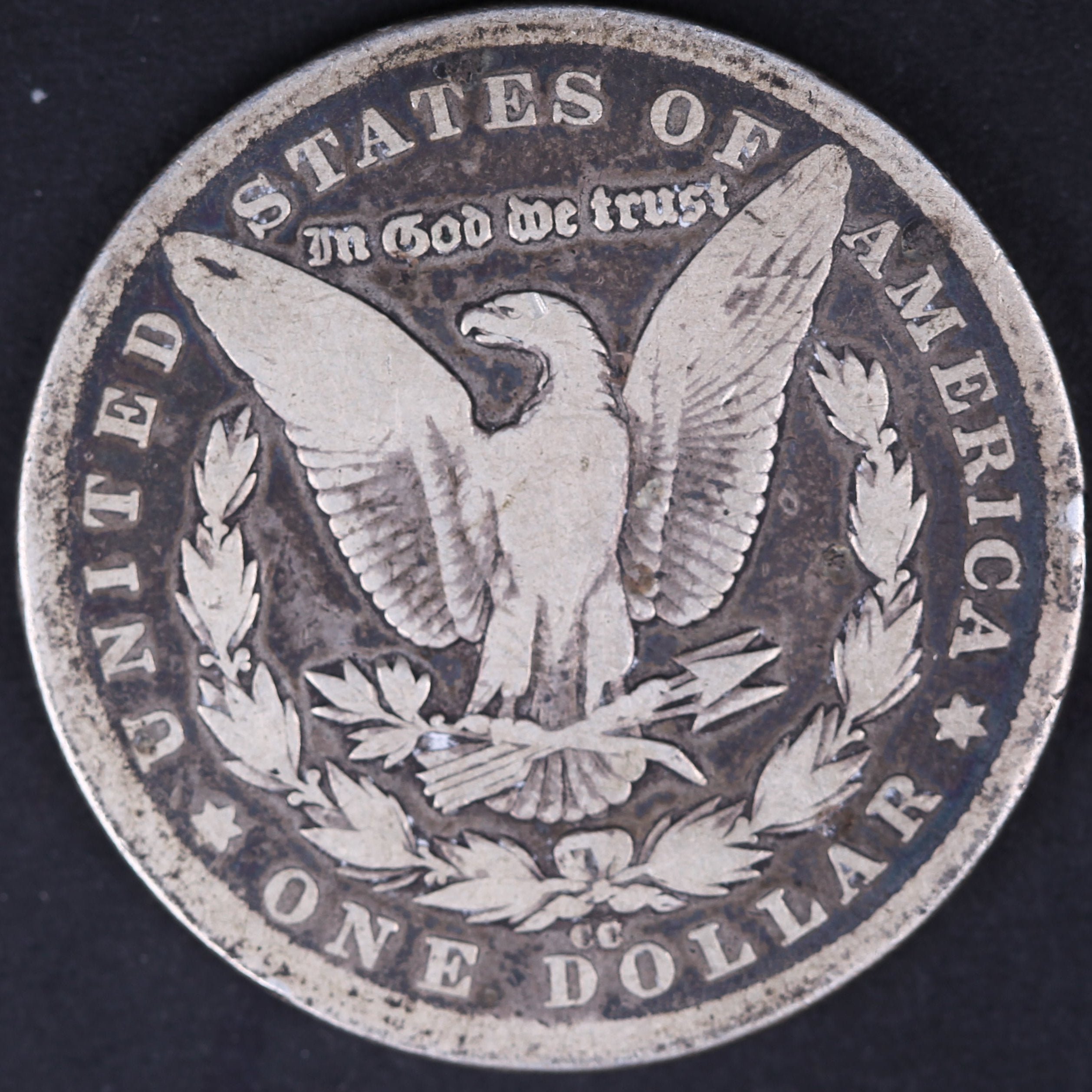 1879-CC Morgan Silver Dollar, Very Good Circulated Coin, Store #DR0005