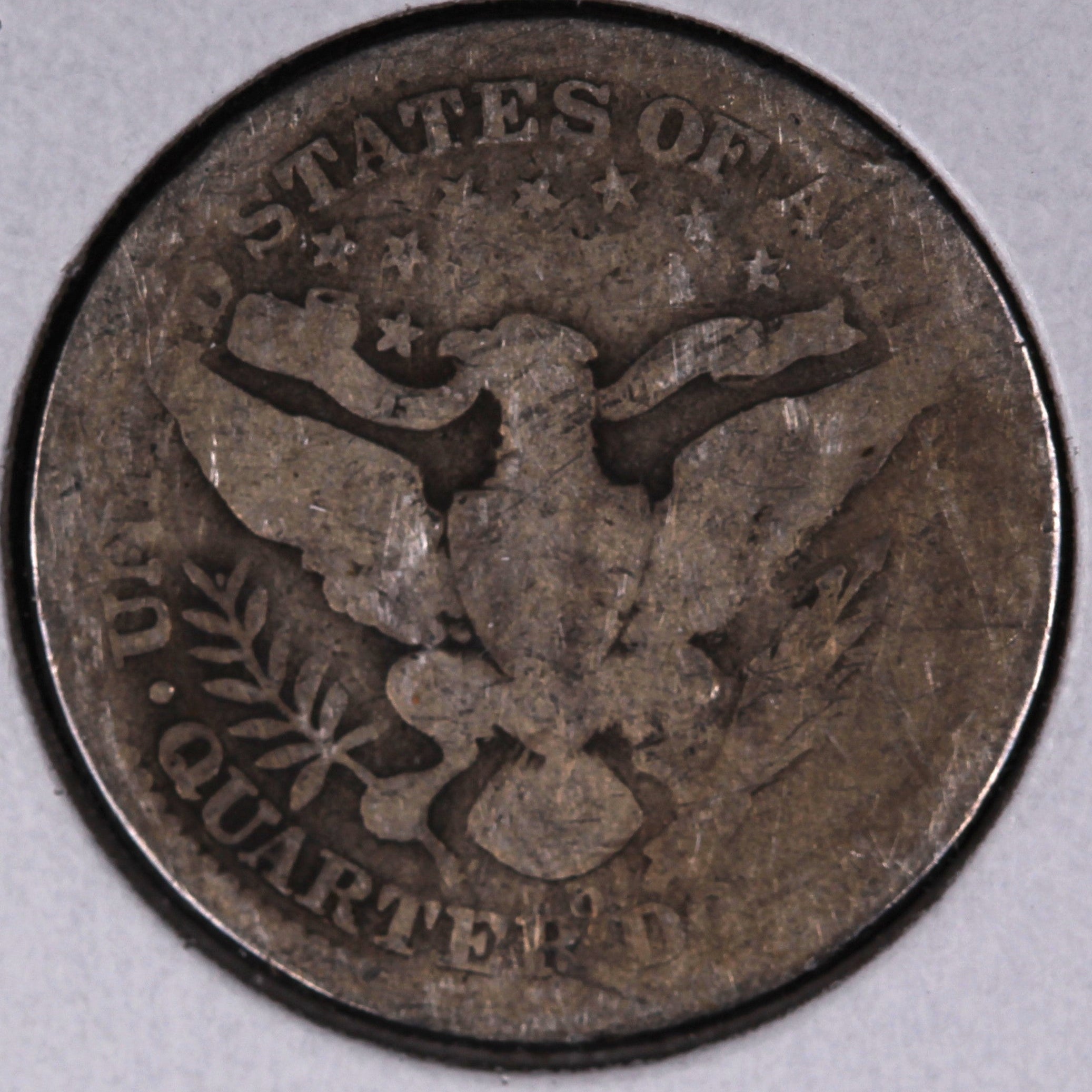 1908-O Barber Quarter, Good Circulated Coin, Store #07854