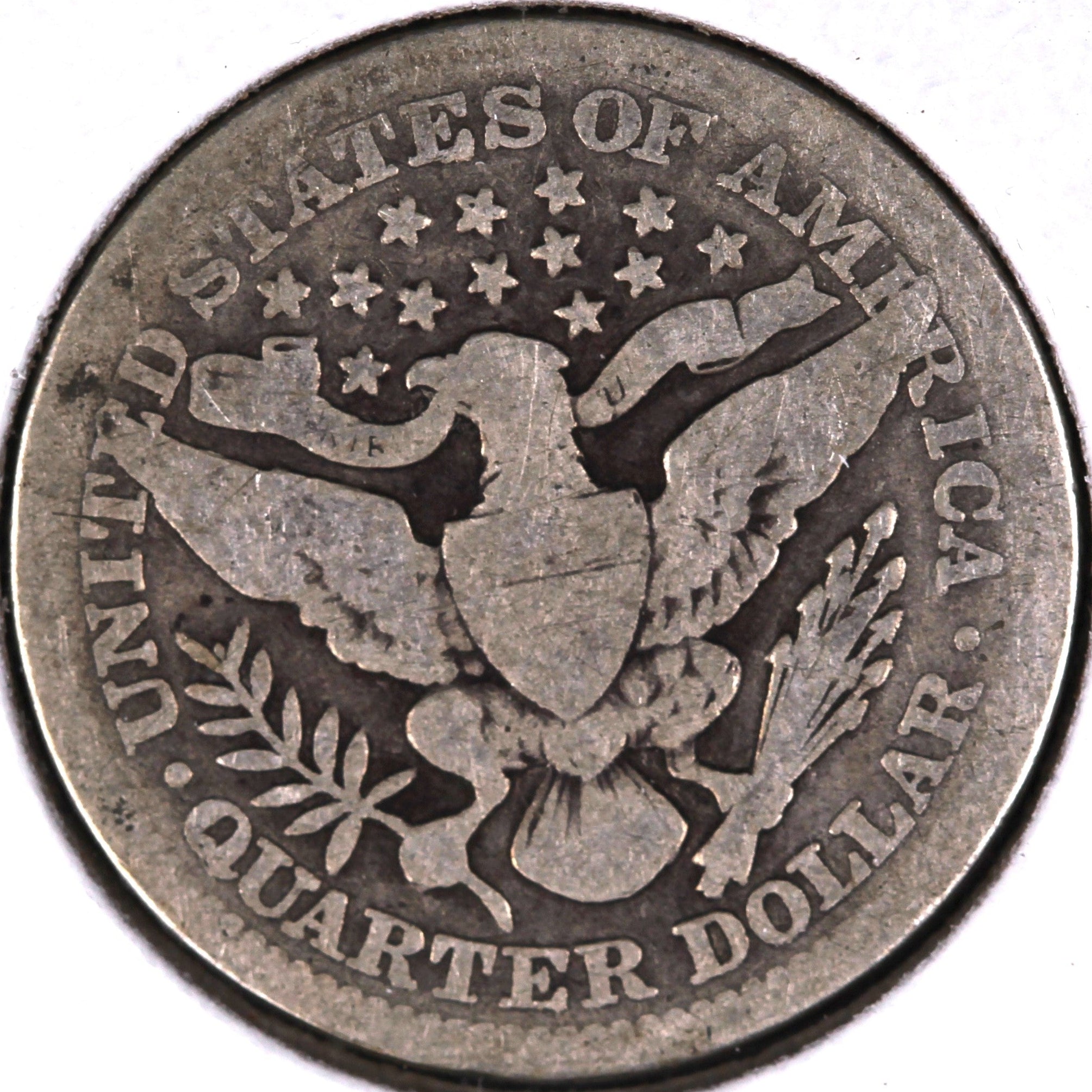 1909 Barber Quarter, Good+ Circulated Coin, Store #07881