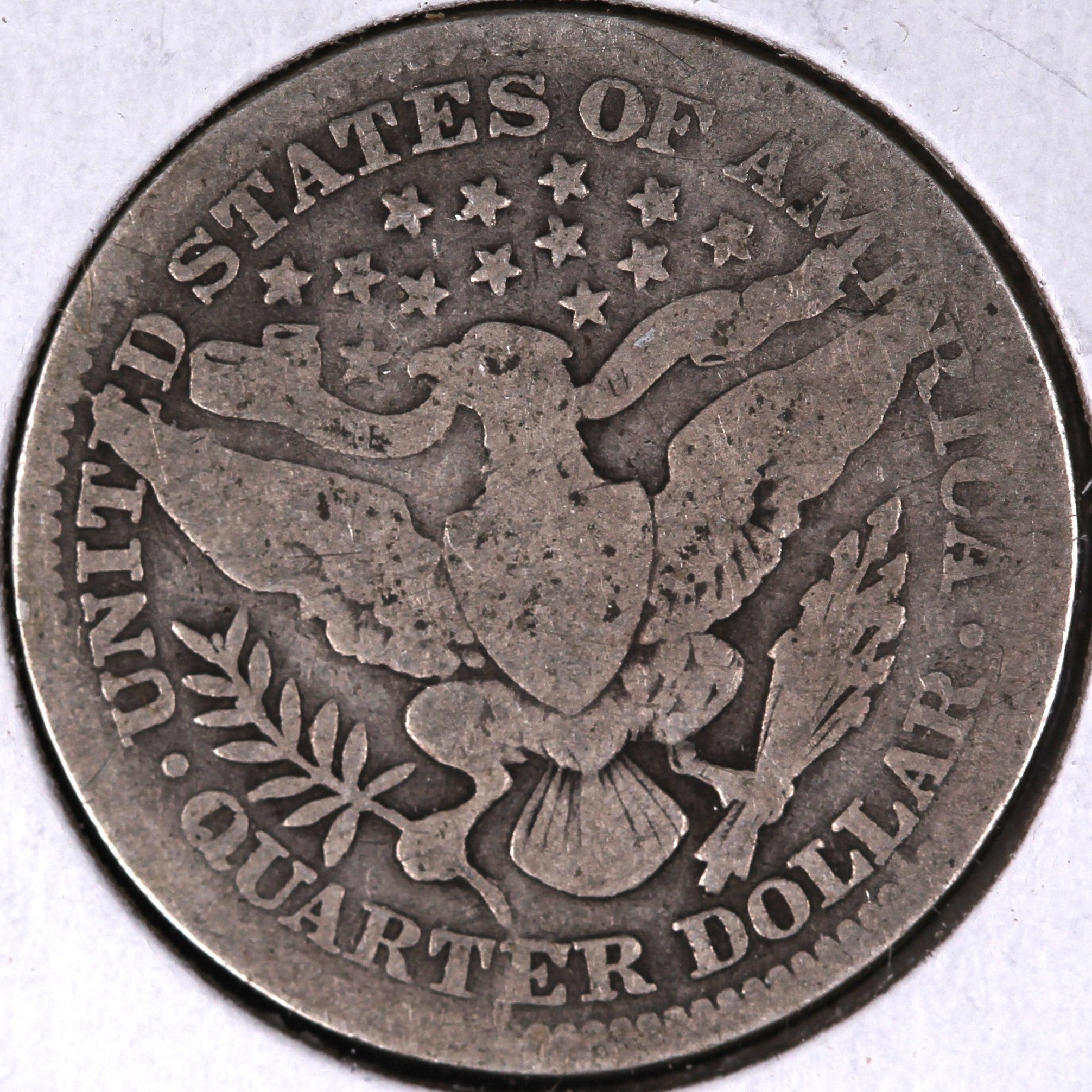 1909 Barber Quarter, Good Circulated Coin, Store # 07896