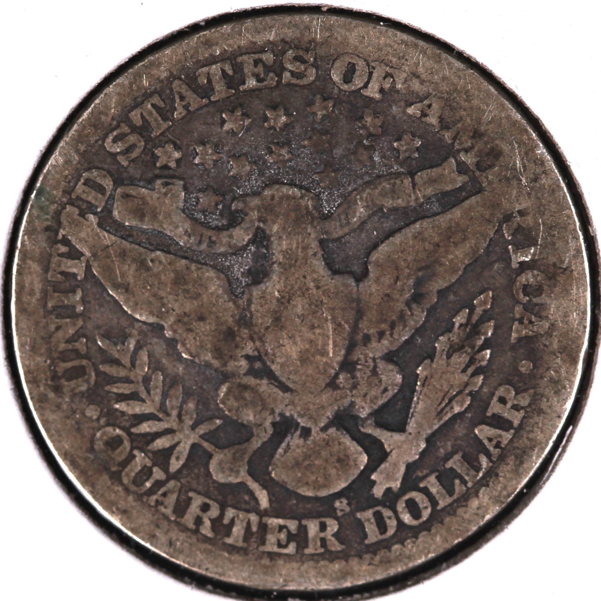 1909-S Barber Quarter, Good Circulated Coin, Store #07915